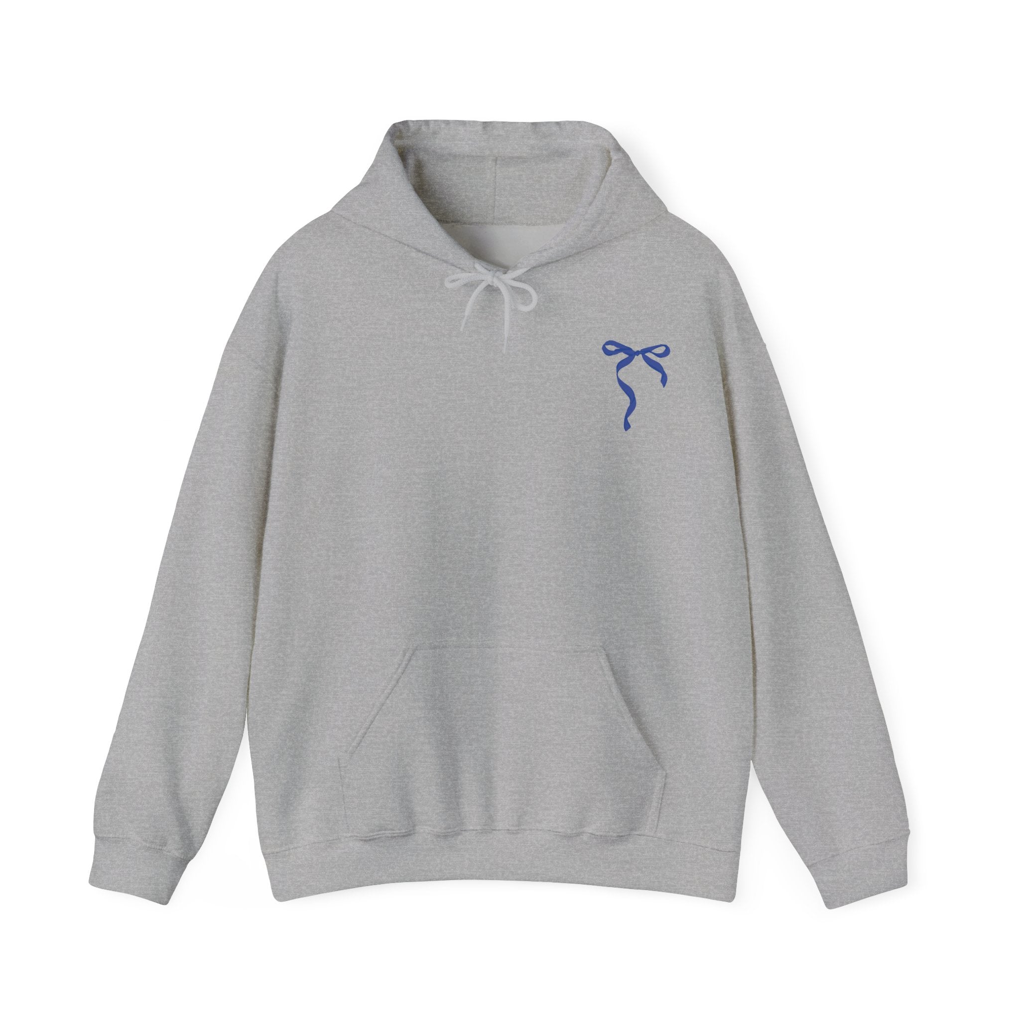 Blue ribbon bow badgers hoodie Unisex Heavy Blend™ Hooded Sweatshirt
