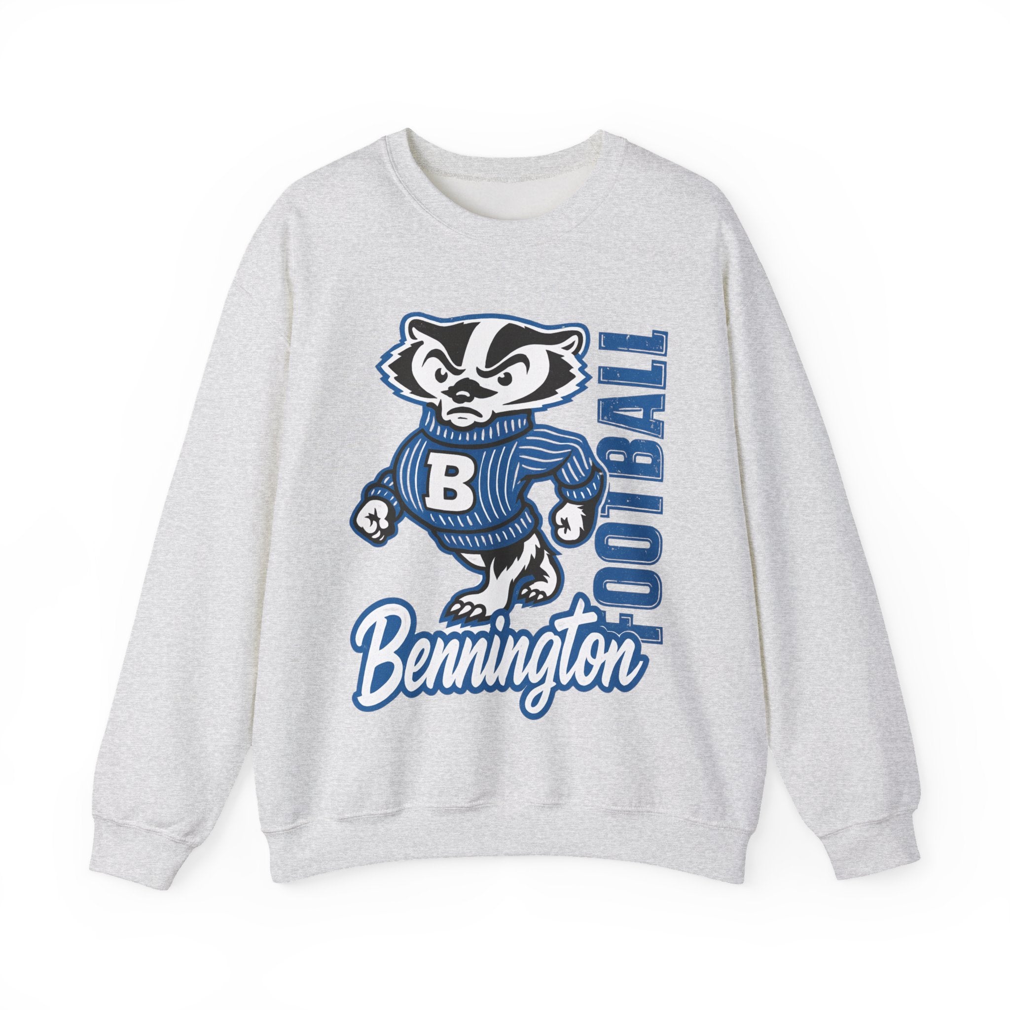 Bennington Football Crewneck Sweatshirt, Cozy Sportswear, Unisex Fall Apparel, Perfect for Game Day, Casual Everyday Wear