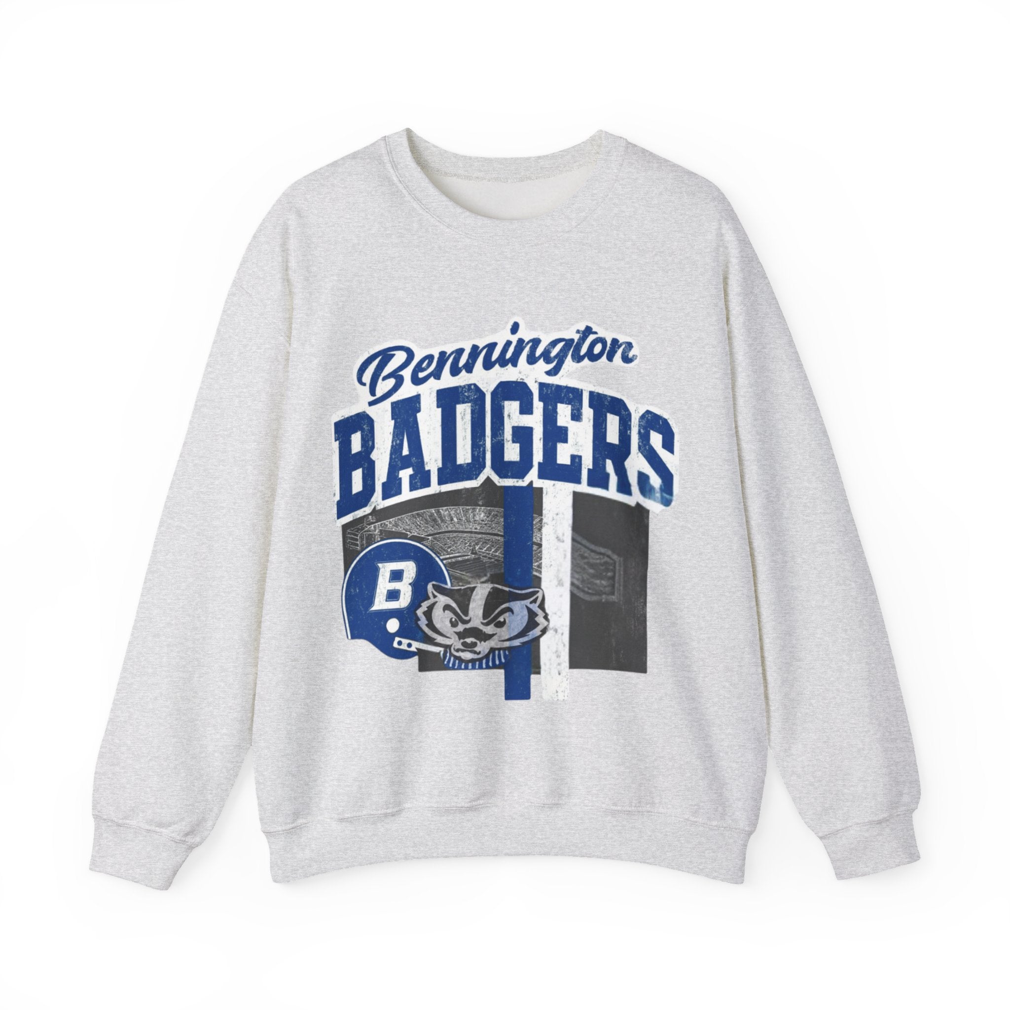 Badgers Unisex Crewneck Sweatshirt | Cozy College Apparel, School Spirit Wear, Fall Fashion, Everyday Comfort, Team Merchandise