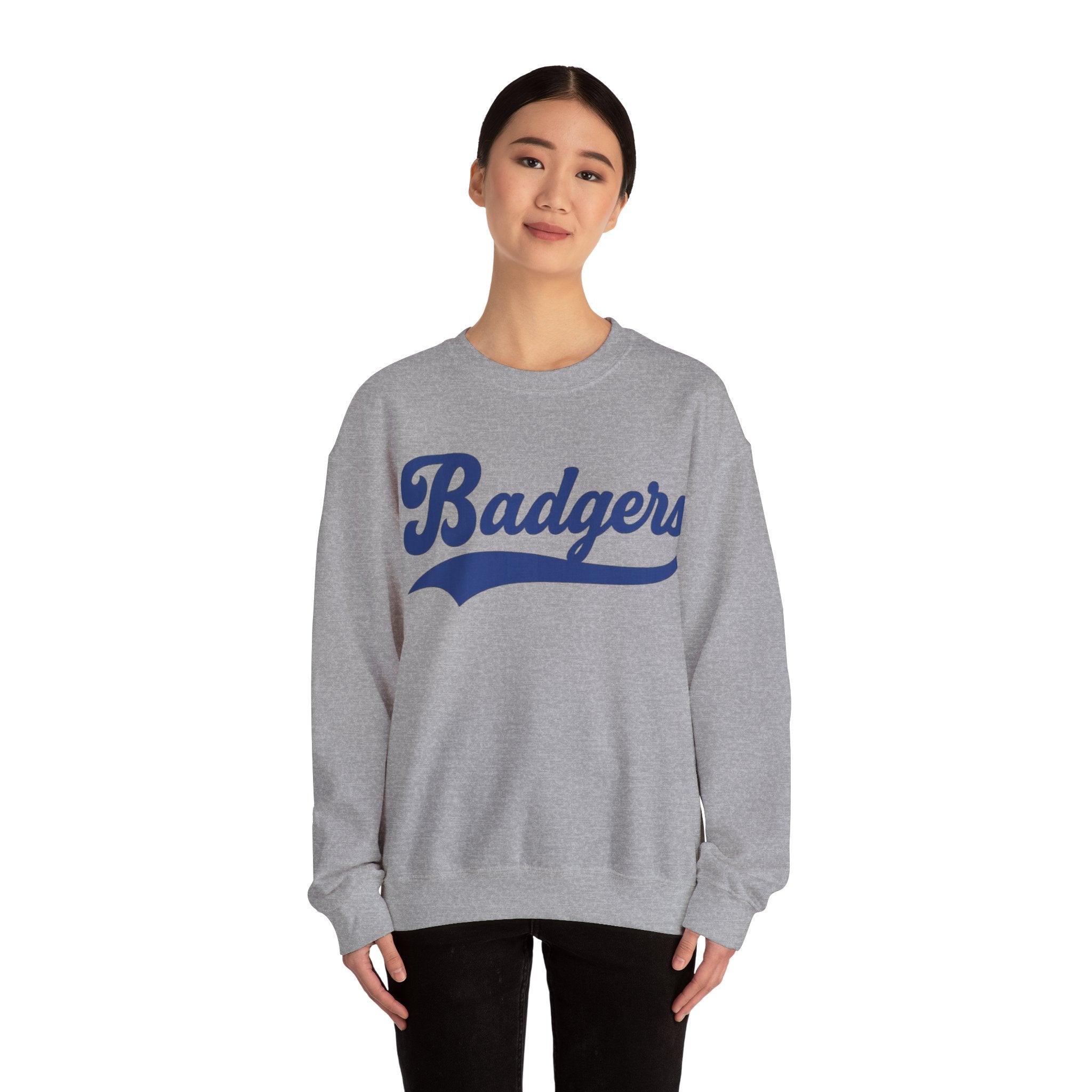 Badgers Unisex Heavy Blend Crewneck Sweatshirt - Cozy Casual Wear, Perfect for Game Days, Gift for Fans, Classic Style for All [...]