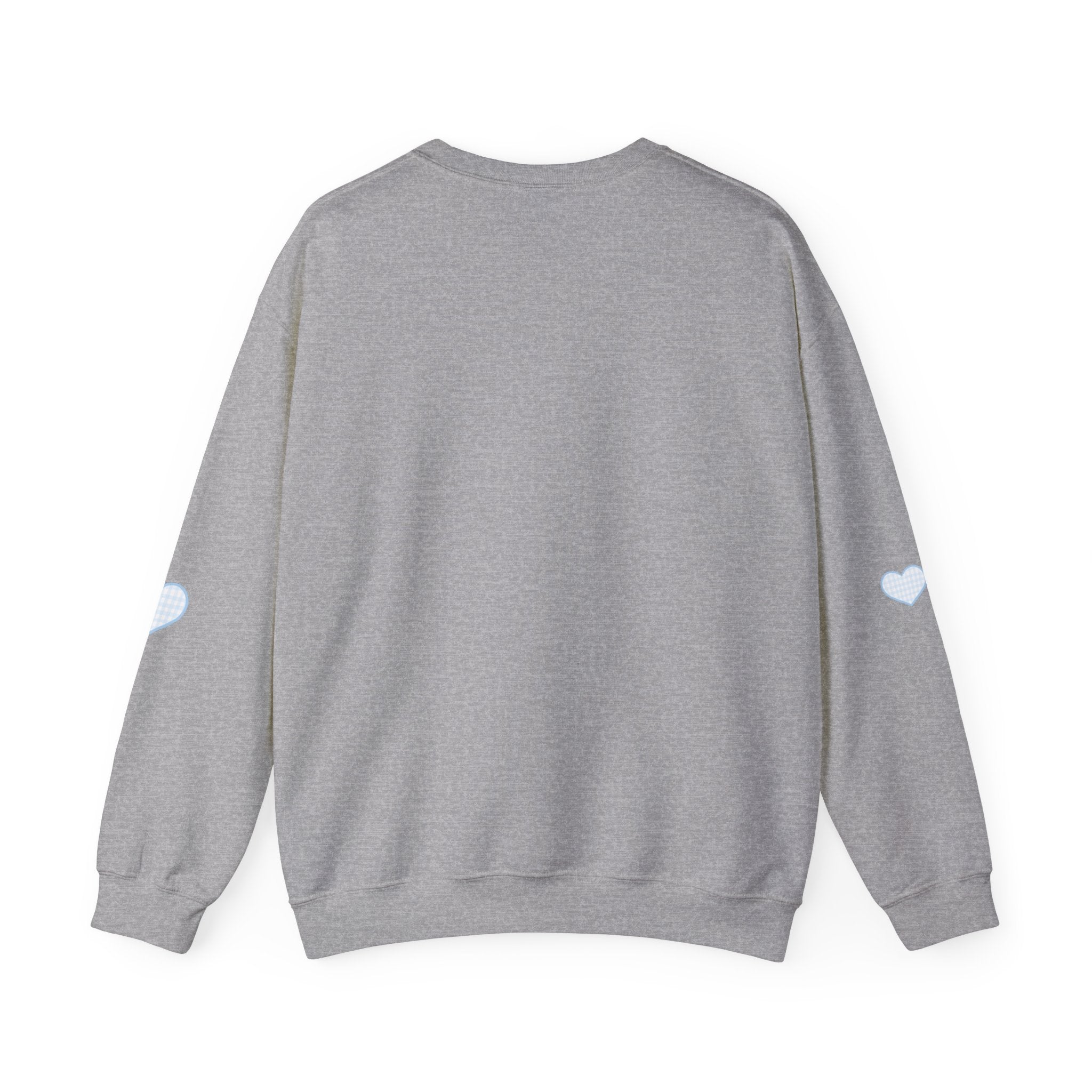 Gingham heart badgers Unisex Heavy Blend™ Crewneck Sweatshirt