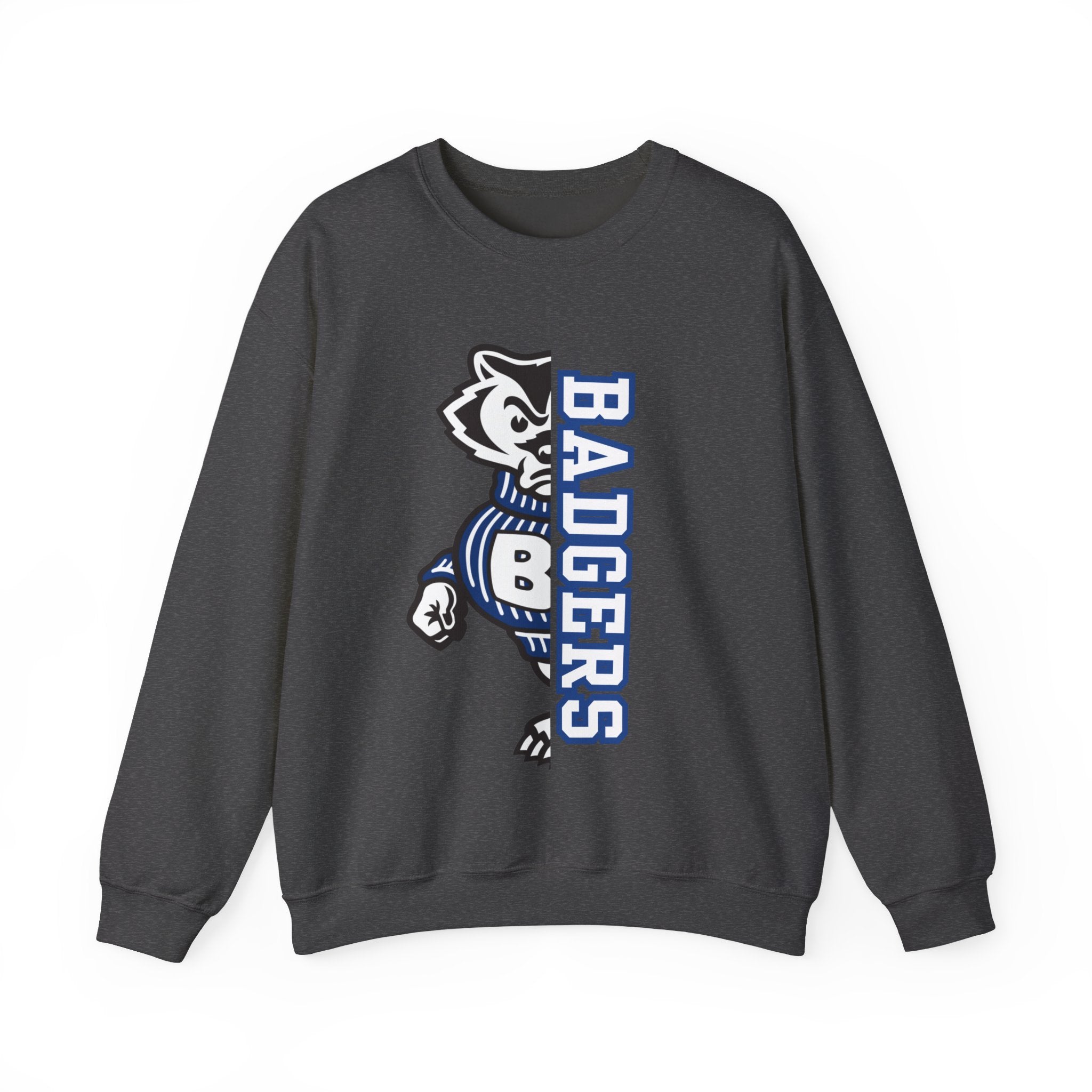 Half badger mascotUnisex Heavy Blend™ Crewneck Sweatshirt