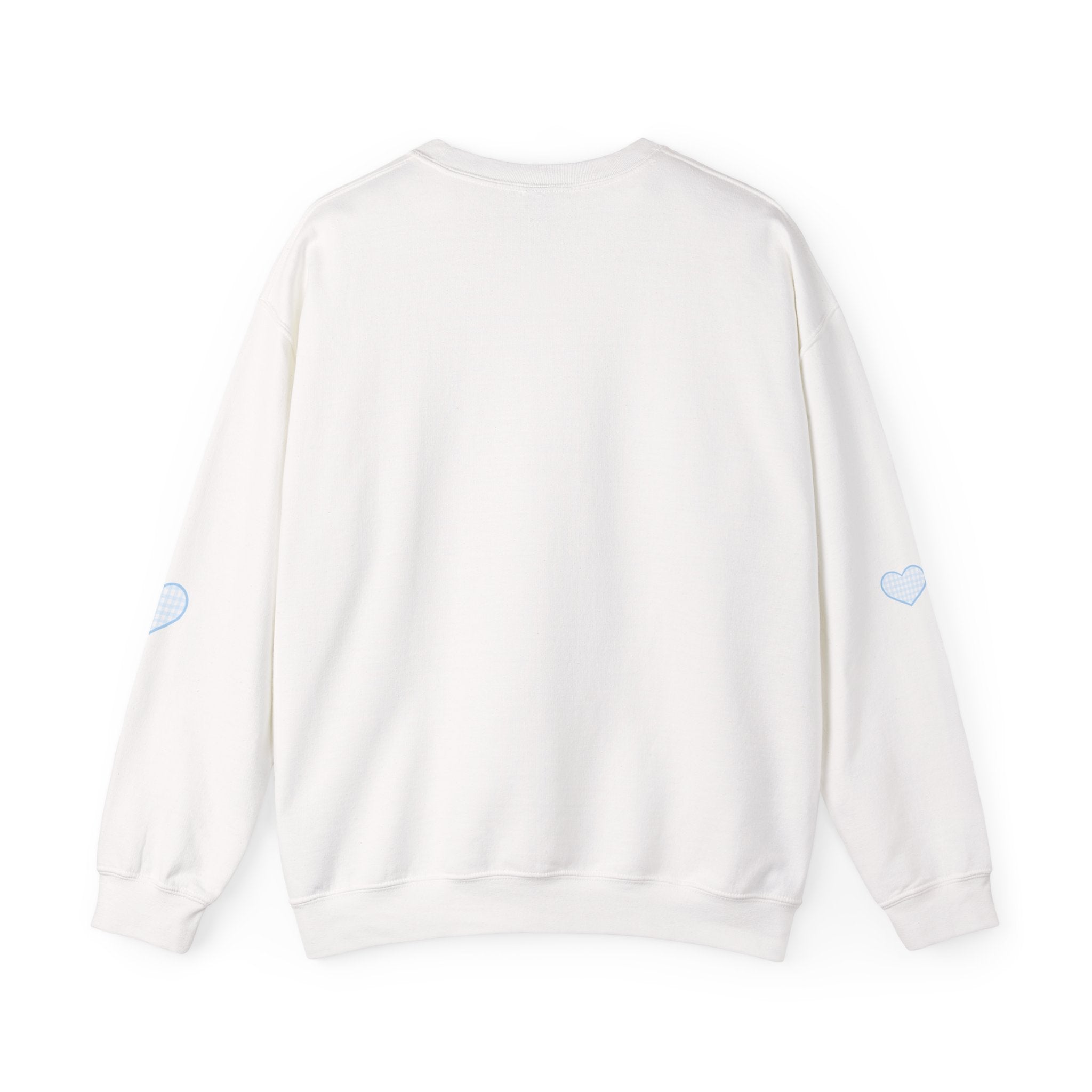 Gingham heart badgers Unisex Heavy Blend™ Crewneck Sweatshirt