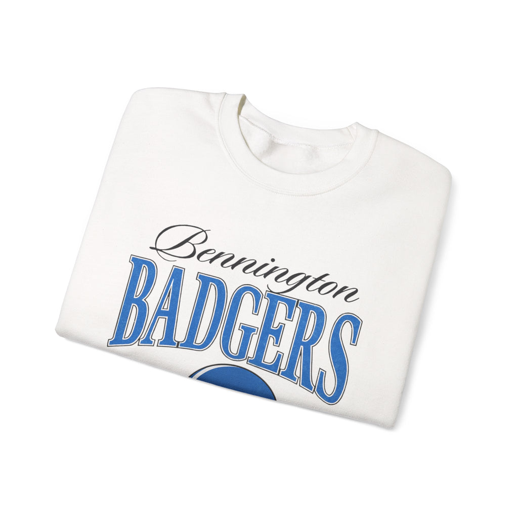 Vintage Style Badgers Football Crewneck Sweatshirt, Unisex Sports Sweatshirt, Casual College Apparel, Game Day Clothing, Gift for Fans