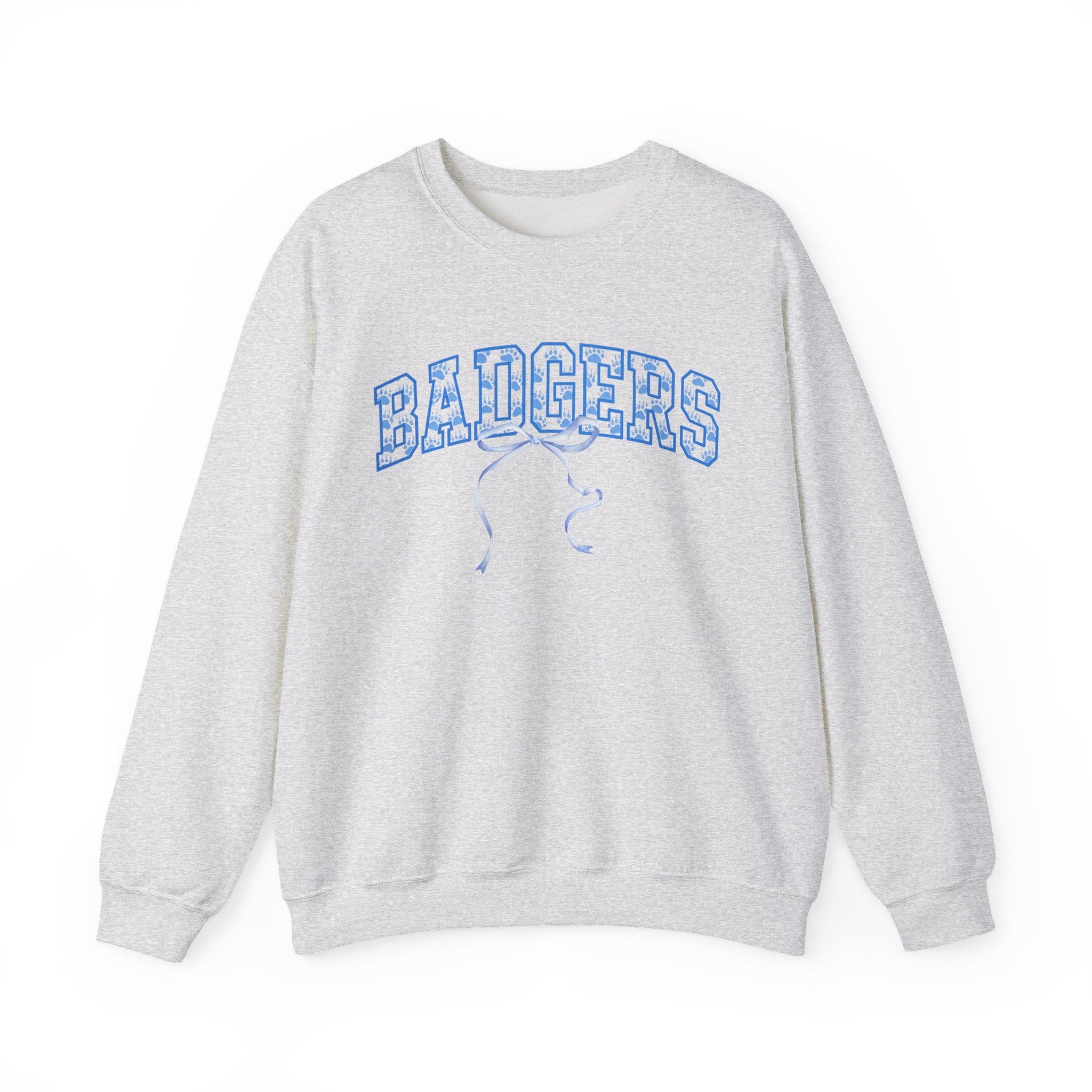 Cozy Badgers Crewneck Sweatshirt - Unisex Warmth, Perfect Gift for Students, Sports Fans, Casual Outings, Winter Apparel