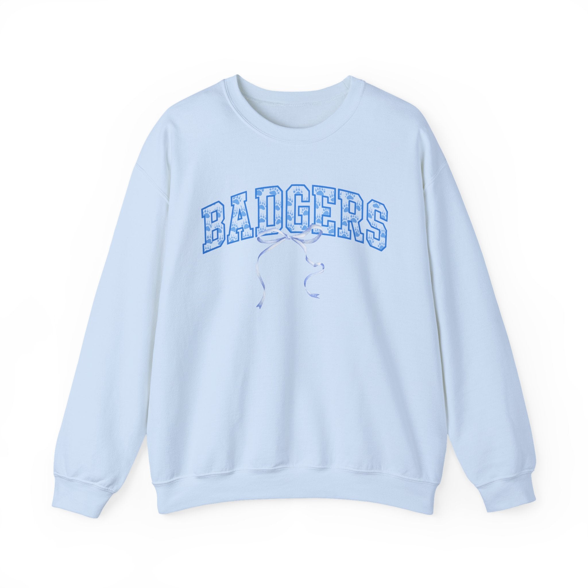 Cozy Badgers Crewneck Sweatshirt - Unisex Warmth, Perfect Gift for Students, Sports Fans, Casual Outings, Winter Apparel