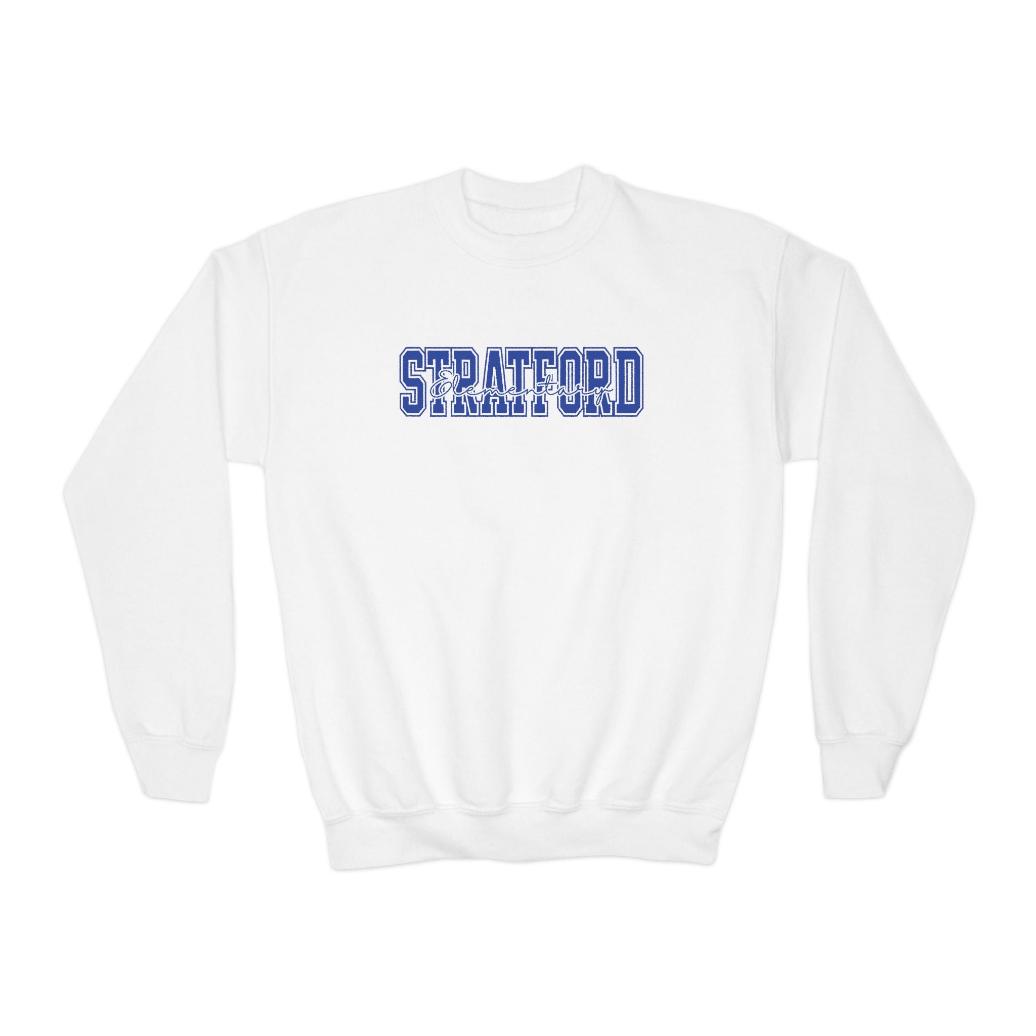 Stratford elementary Youth Crewneck Sweatshirt