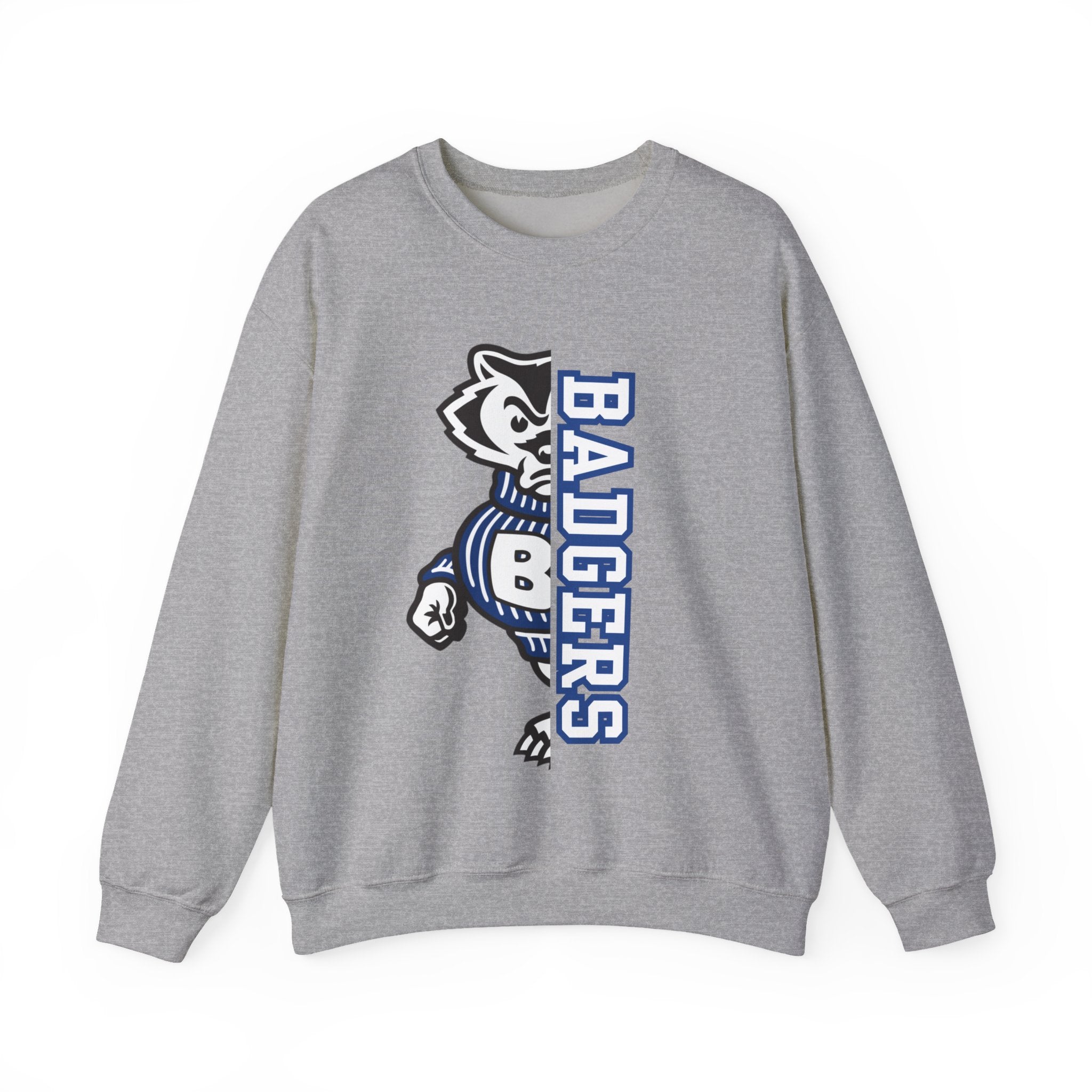 Half badger mascotUnisex Heavy Blend™ Crewneck Sweatshirt