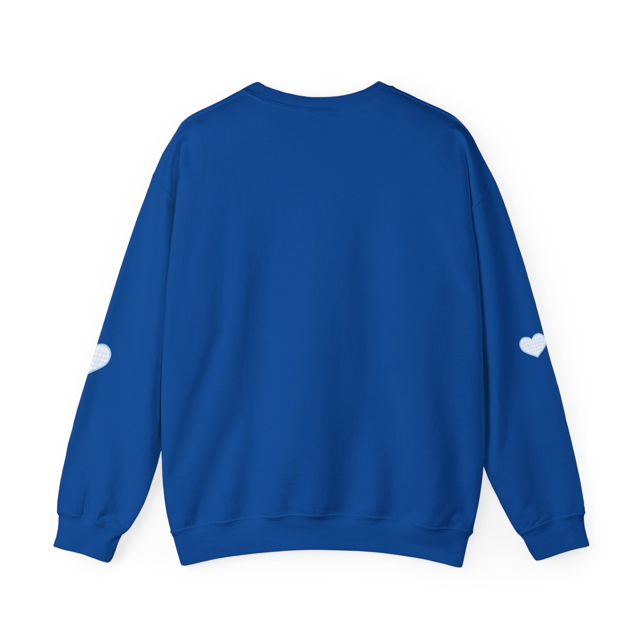 Gingham heart badgers Unisex Heavy Blend™ Crewneck Sweatshirt
