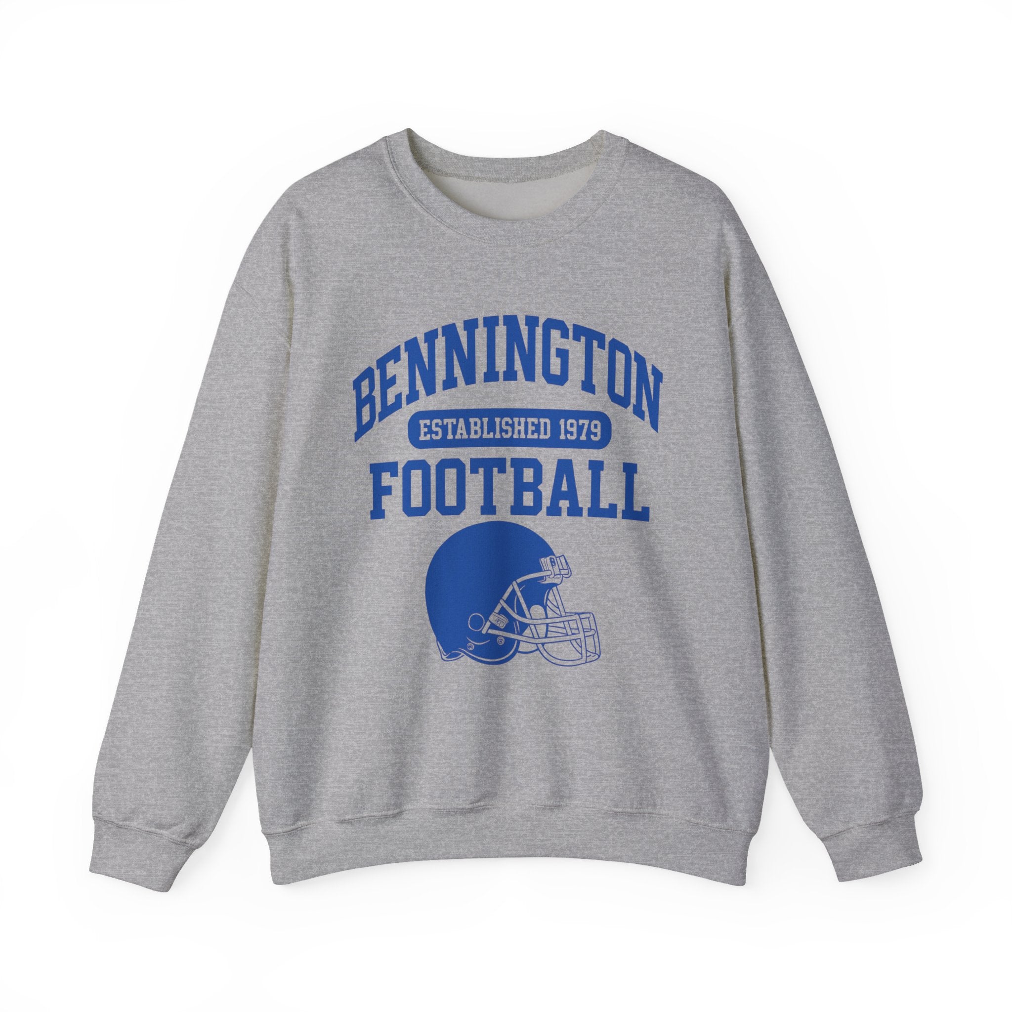 Vintage Football Crewneck Sweatshirt, Unisex Sports Apparel, Cozy Game Day Wear, Bennington Football Sweatshirt, Perfect for Team Fans