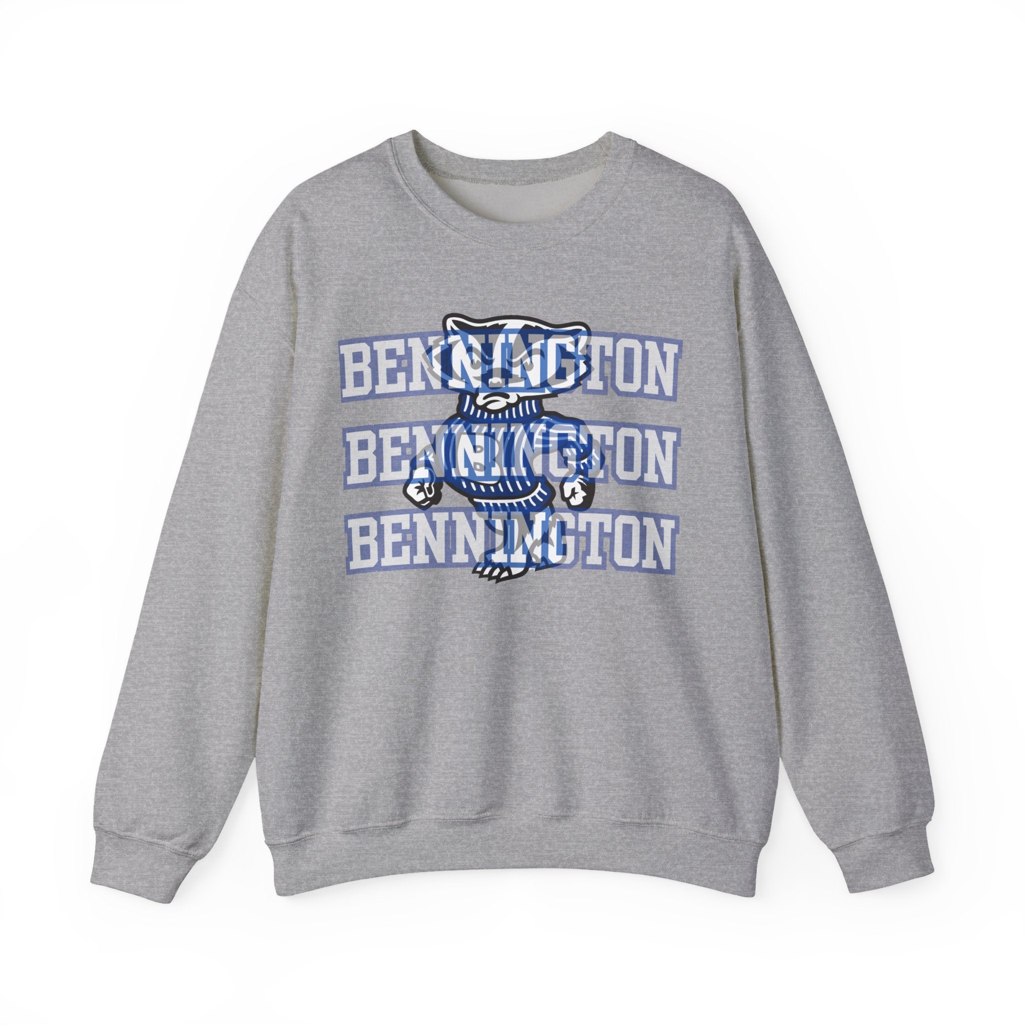 Bennington badger mascot Unisex Sweatshirt, Cozy Sweater for Casual Style, College Apparel, Gift for Students, Fall Fashion, Campus Wear