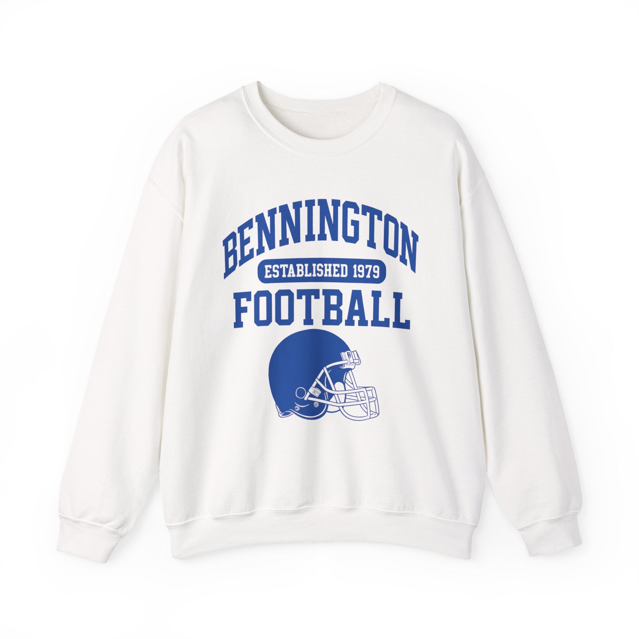 Vintage Football Crewneck Sweatshirt, Unisex Sports Apparel, Cozy Game Day Wear, Bennington Football Sweatshirt, Perfect for Team Fans