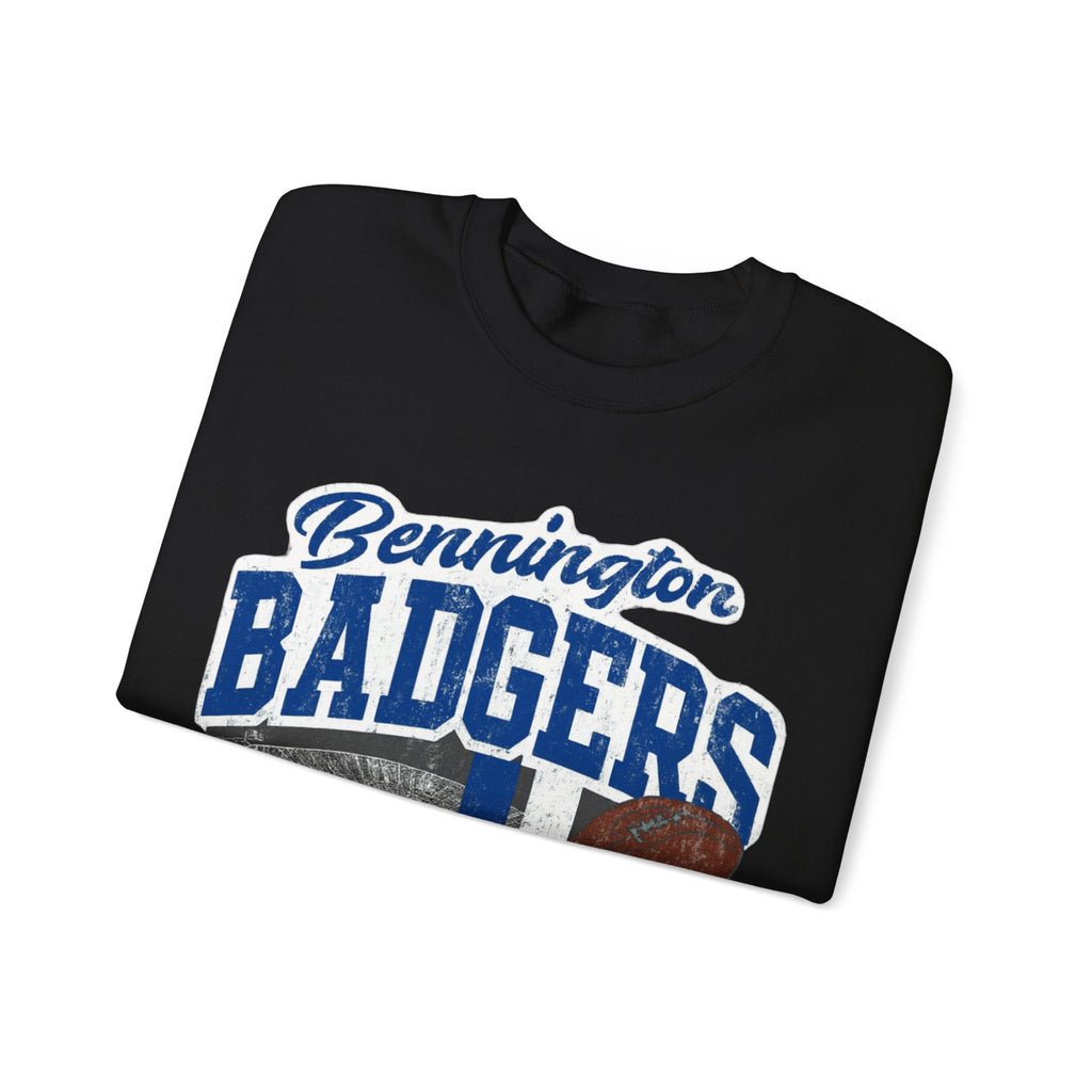 Bennington Badgers Crewneck Sweatshirt, Cozy Sportswear, Unisex Sweatshirt, Perfect for Game Days, School Spirit Apparel, Casual Wear