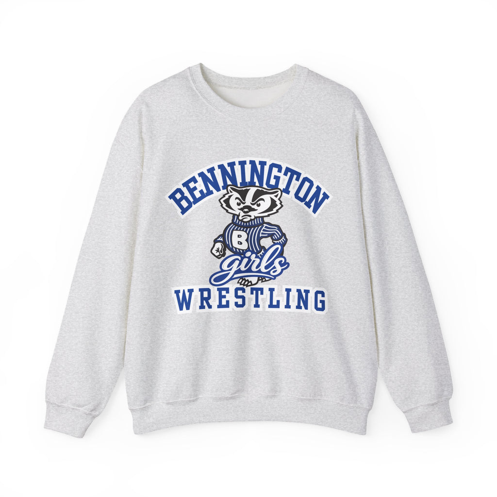 Girls Bennington wrestling Unisex Heavy Blend™ Crewneck Sweatshirt