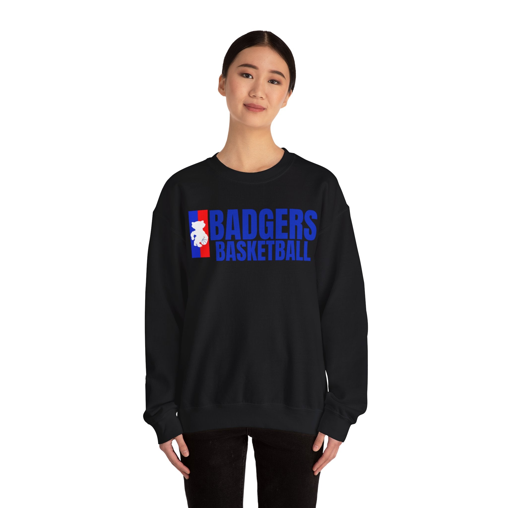 Badger basketball Unisex Heavy Blend™ Crewneck Sweatshirt