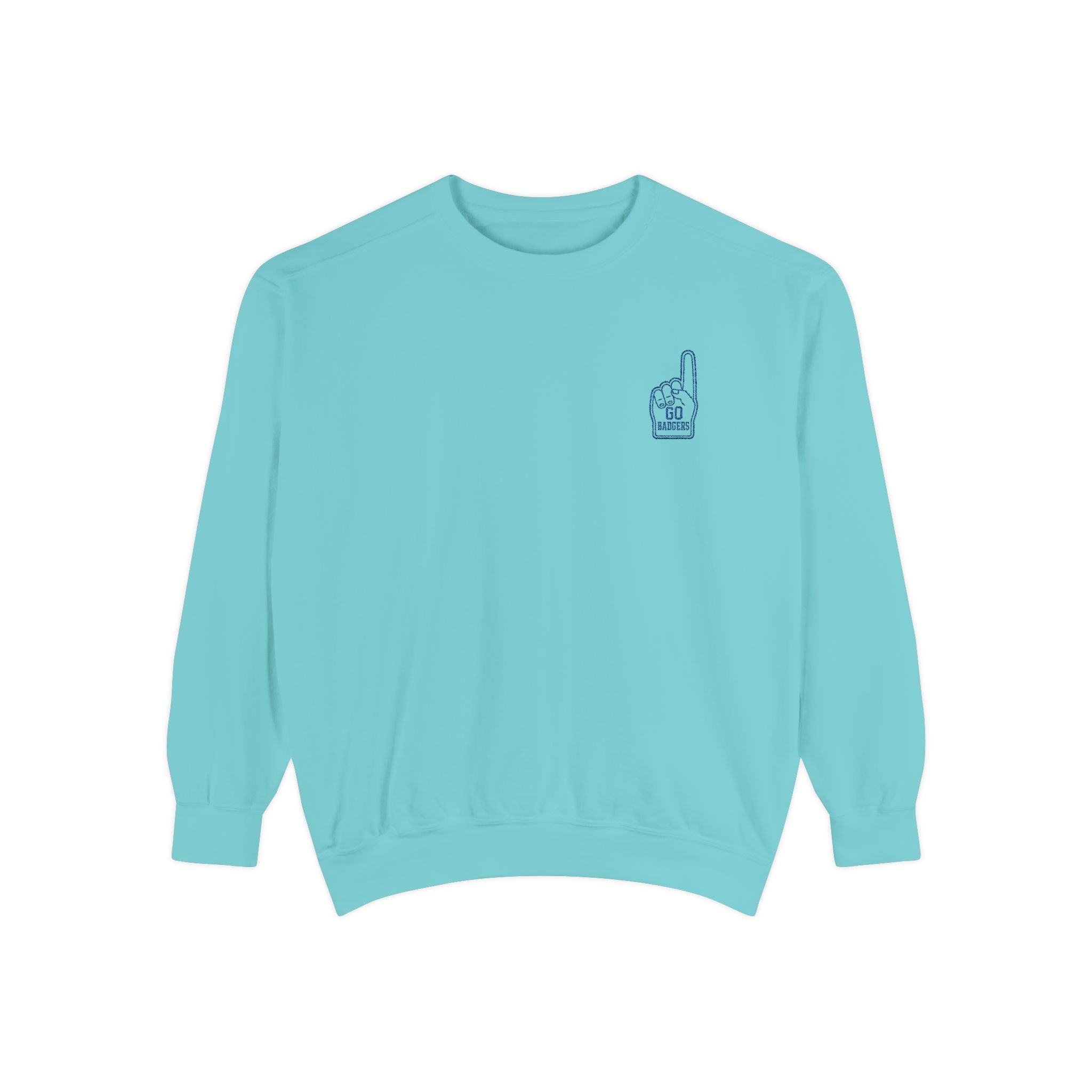Chill Vibes Unisex Garment-Dyed Sweatshirt, Cozy Fashion, Casual Wear, Gift Idea, Comfortable Layering