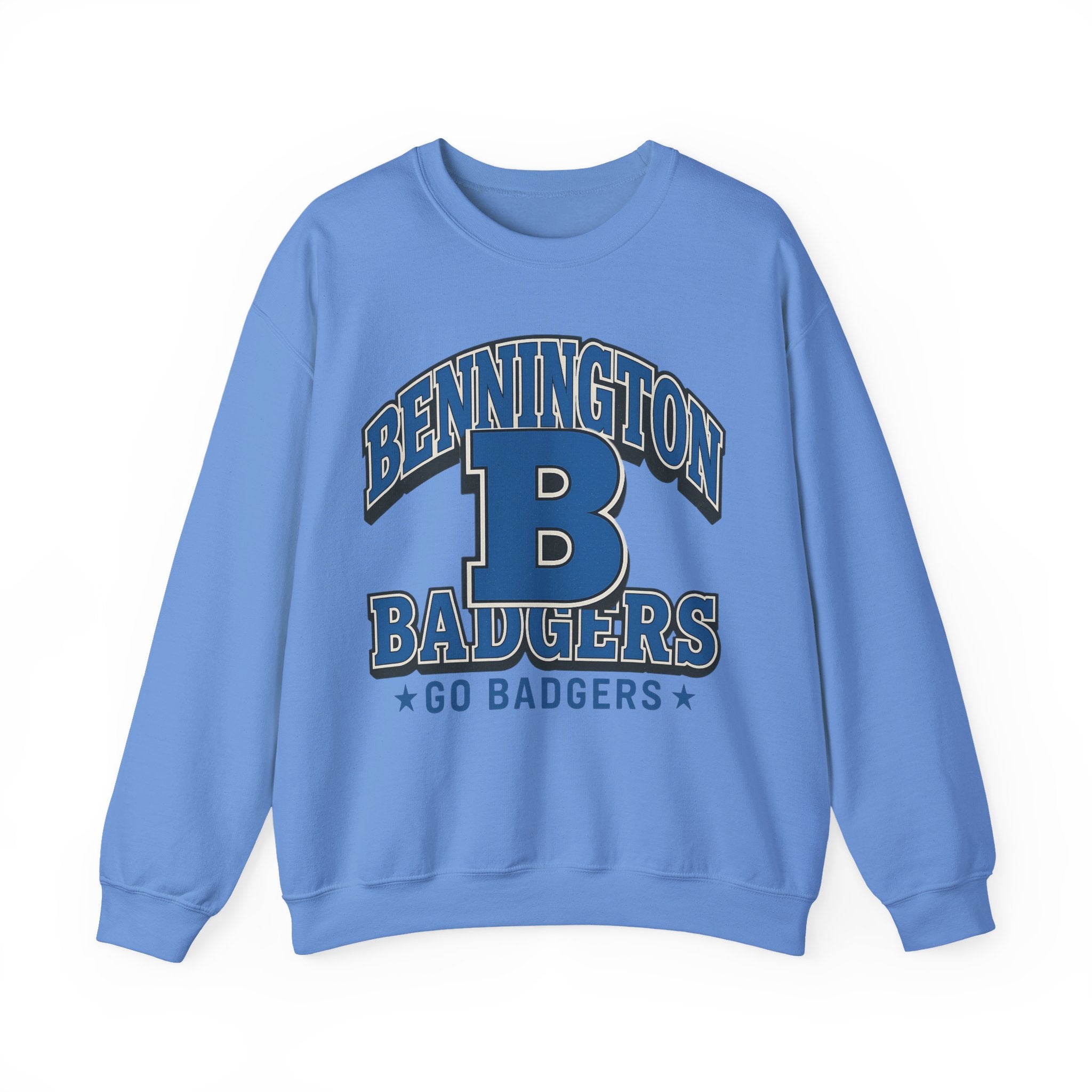 Bennington Badgers Unisex Crewneck Sweatshirt - Cozy College Apparel, Great for Game Day, Gifts, Sports Events, and School Spirit
