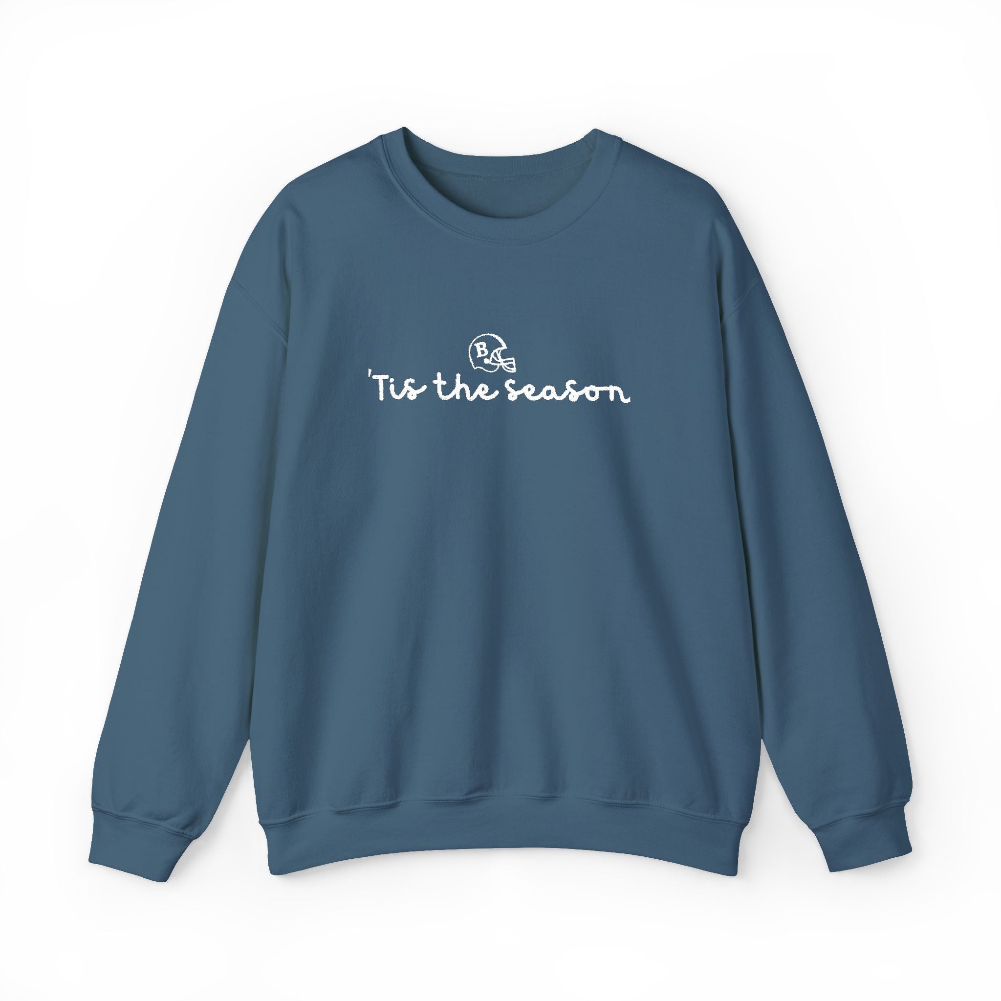 Embroidered tis the season Crewneck Sweatshirt, Festive Shirt, Christmas Gift, Winter Apparel, Unisex Clothing, Casual Style