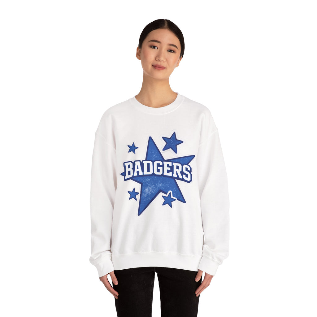 Badgers stars Unisex Heavy Blend™ Crewneck Sweatshirt