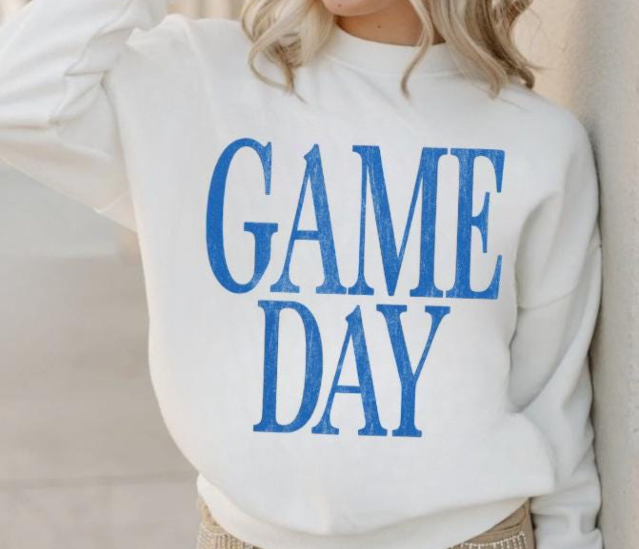 Game Day Unisex Heavy Blend™ Crewneck Sweatshirt, Sports Apparel, Casual Wear, Fan Gear, Gift for Sports Lovers, Lightweight Hoodie