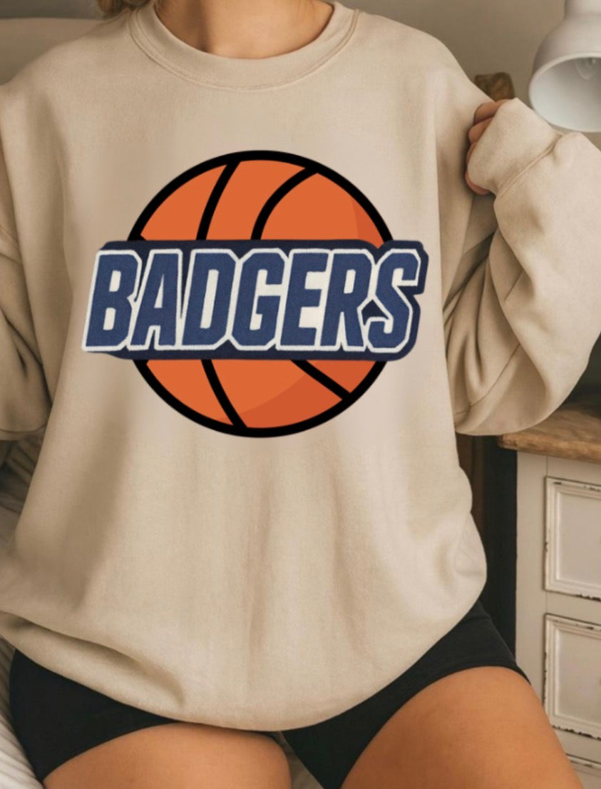 Bennington Badger basketball Unisex Heavy Blend™ Crewneck Sweatshirt