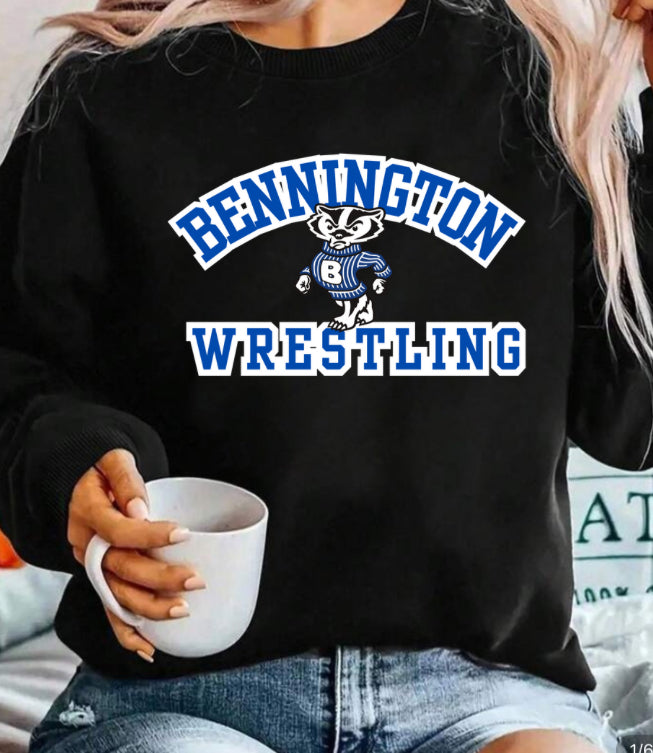 Wrestling Sweatshirt | Unisex Crewneck, Perfect for Sports Fans, Team Apparel, Gift for Athletes & Coaches, Comfortable Layering