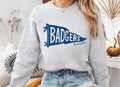 Badgers Unisex Crewneck Sweatshirt - Cozy Casual Wear, College Spirit, Football Game Apparel, Gift for Students, Home Comfort