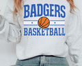 Badgers Basketball Sweatshirt | Vintage Collegiate Hoop Team Design