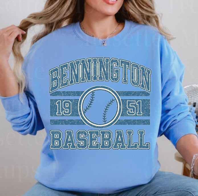 Vintage Baseball Crewneck Sweatshirt, Casual Wear, Team Spirit, Gift for Sports Lovers, Unisex Apparel, Weekend Comfort