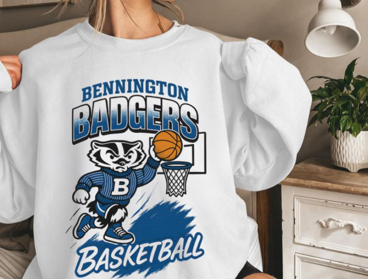 Bennington Basketball Crewneck Sweatshirt