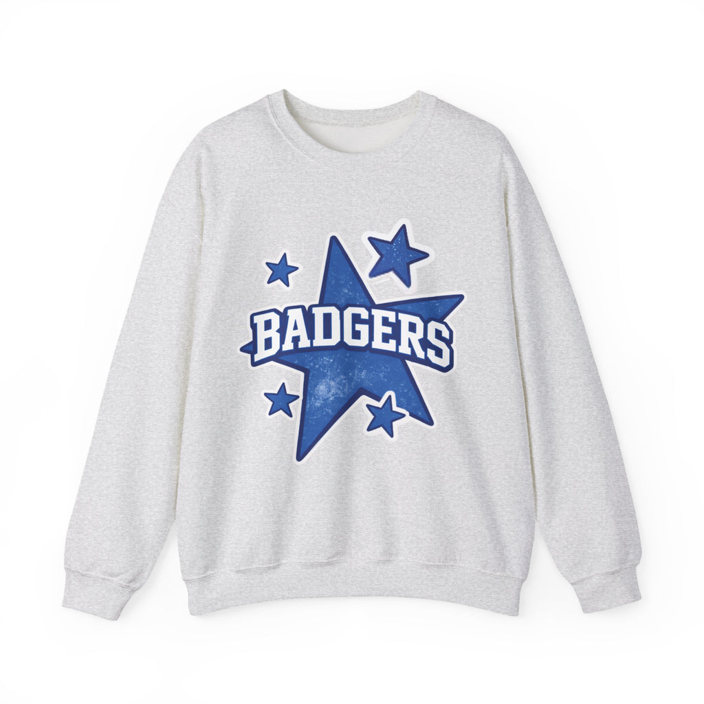 Badgers stars Unisex Heavy Blend™ Crewneck Sweatshirt