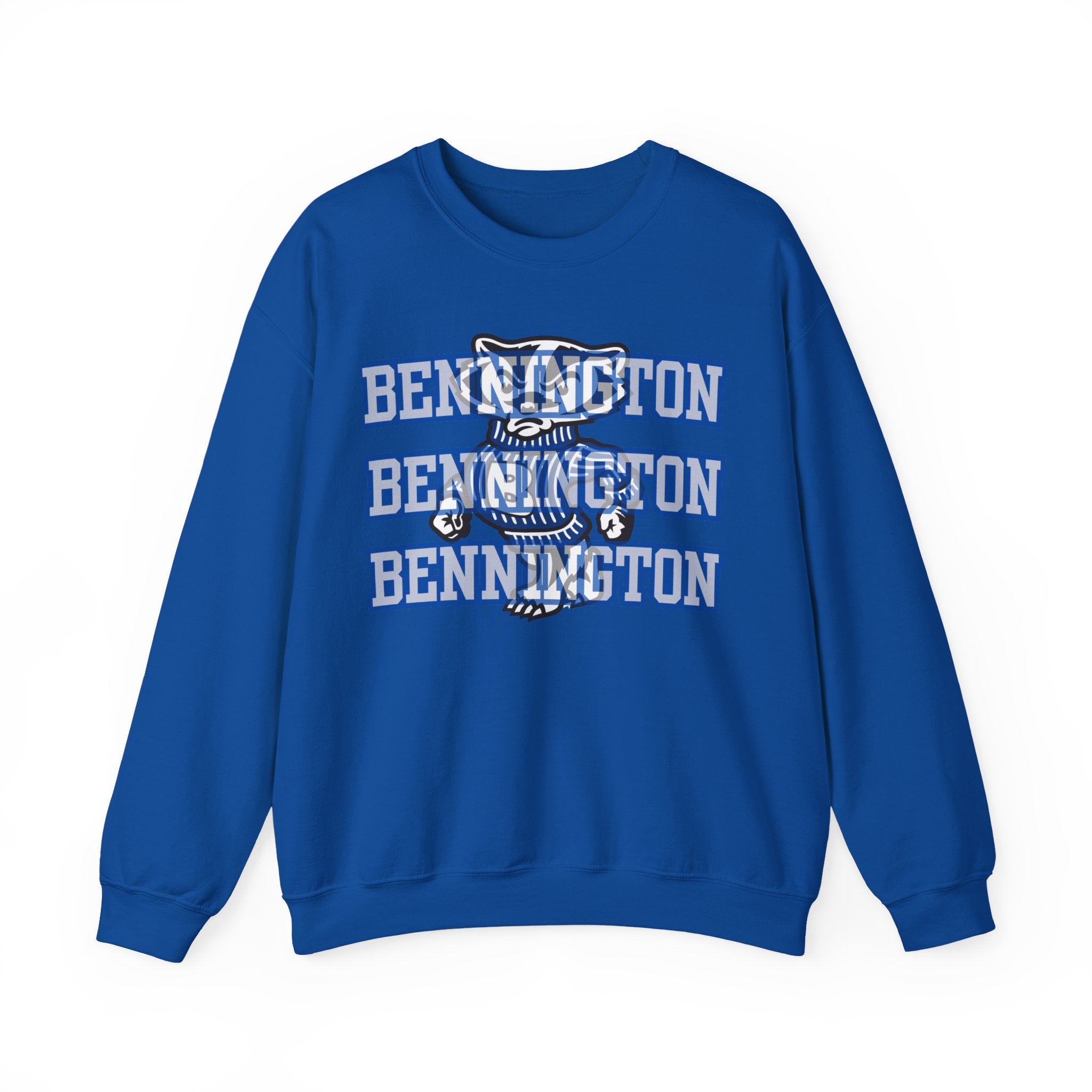 Bennington badger mascot Unisex Sweatshirt, Cozy Sweater for Casual Style, College Apparel, Gift for Students, Fall Fashion, Campus Wear