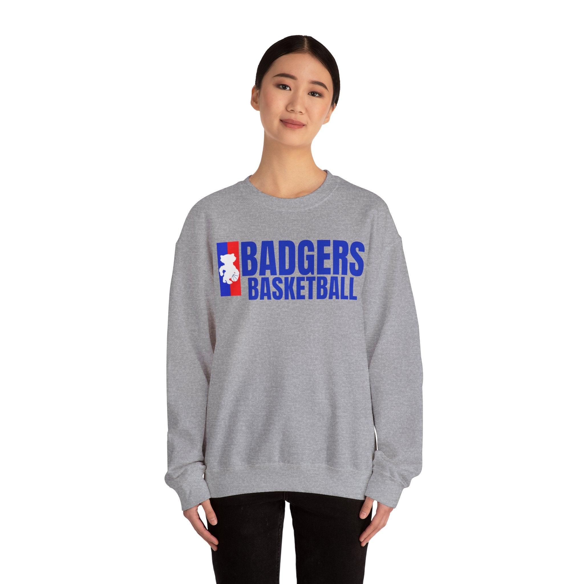 Badger basketball Unisex Heavy Blend™ Crewneck Sweatshirt