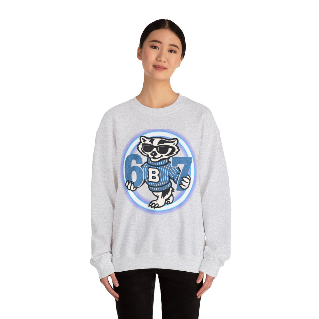 Adults 67 badgers Unisex Heavy Blend™ Crewneck Sweatshirt