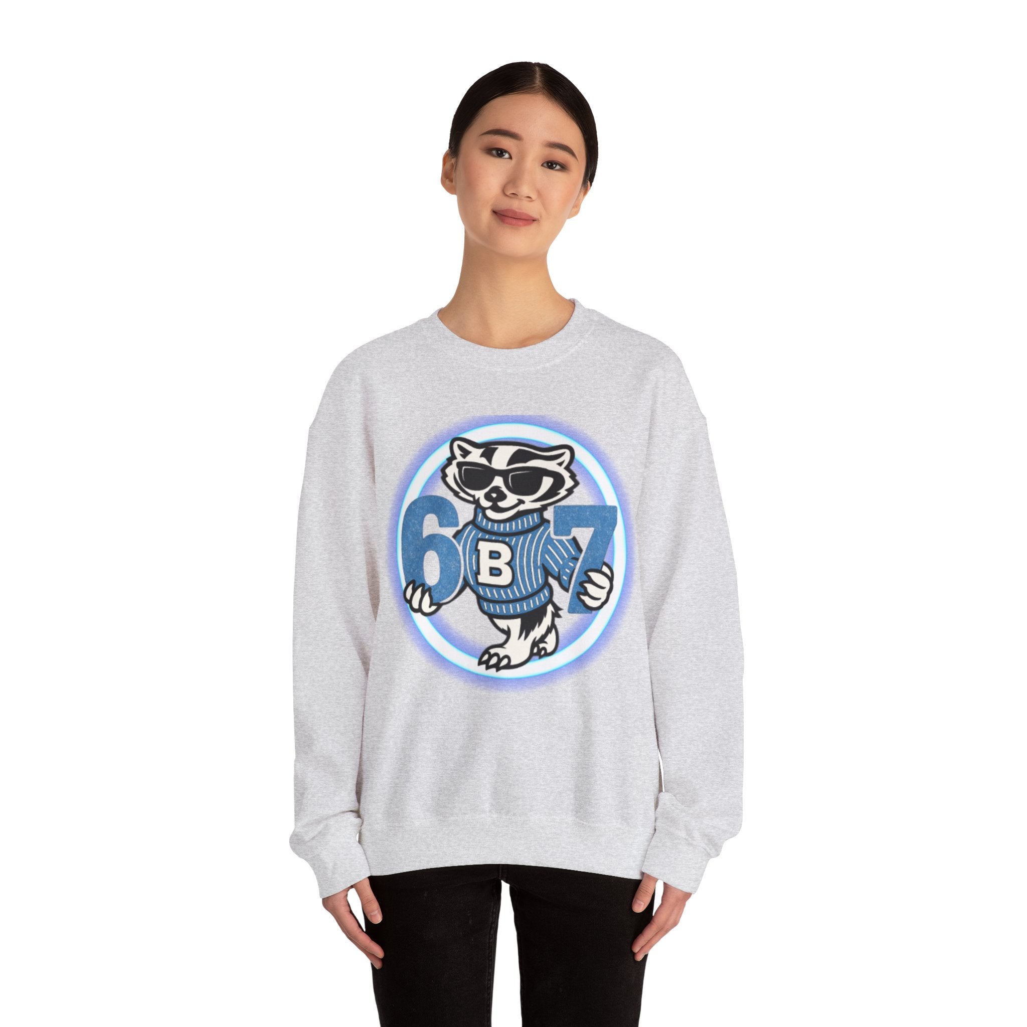 Adults 67 badgers Unisex Heavy Blend™ Crewneck Sweatshirt