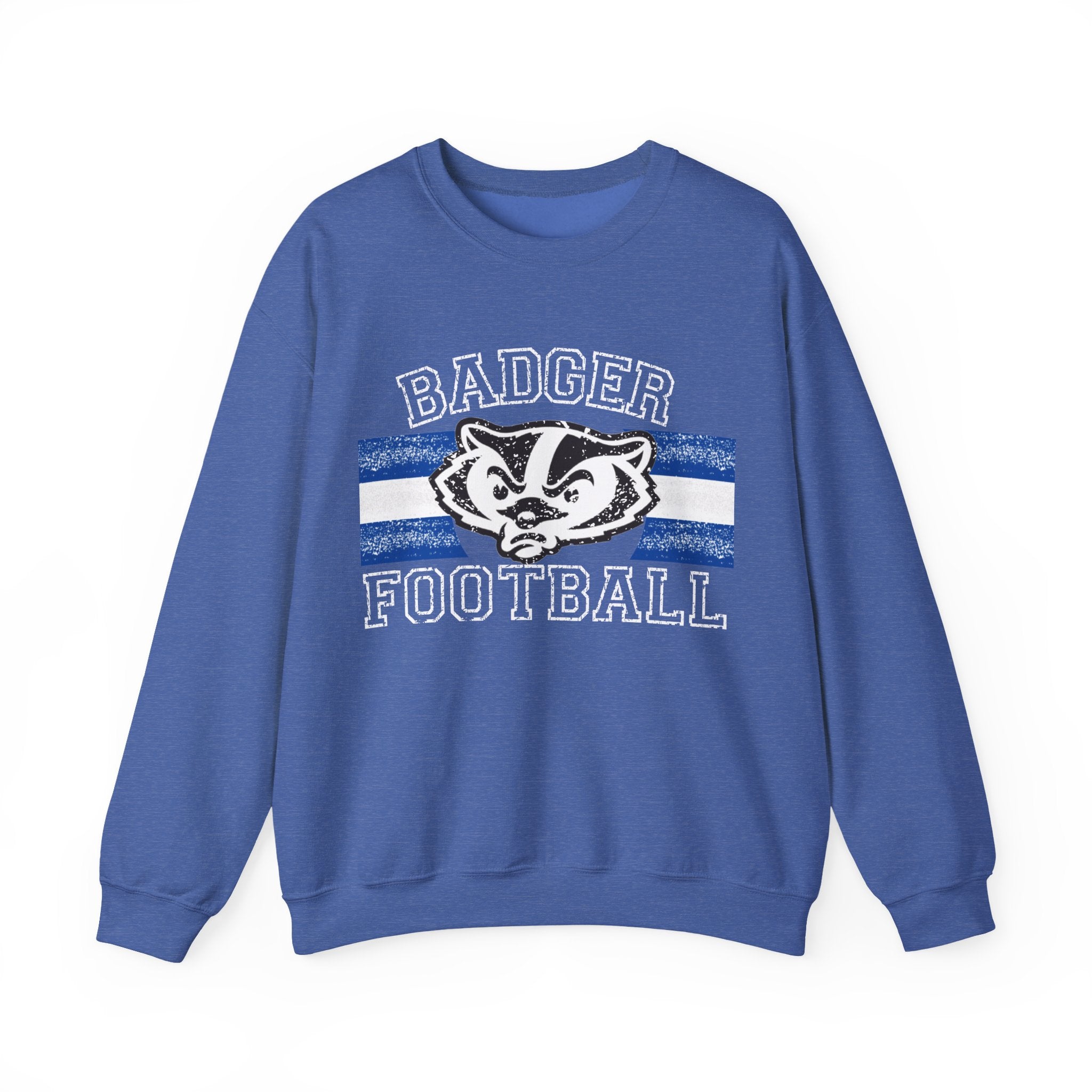 Badger Football Unisex Crewneck Sweatshirt | Cozy Sports Apparel, Game Day Outfit, College Spirit Wear, Comfortable Gift, Team Pride