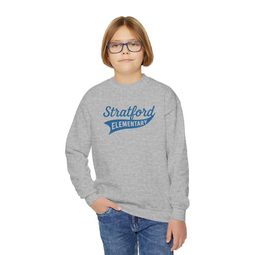Stratford elementary Youth Crewneck Sweatshirt