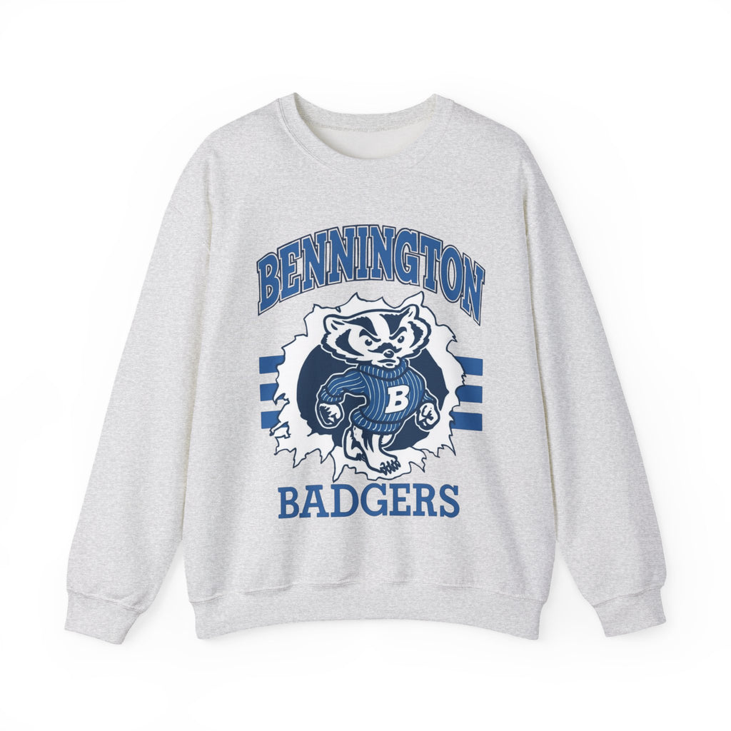 Bennington Badgers Vintage Unisex Crewneck Sweatshirt, Cozy Pullover for Game Day, College Apparel, Casual Wear, Gift for Him/Her