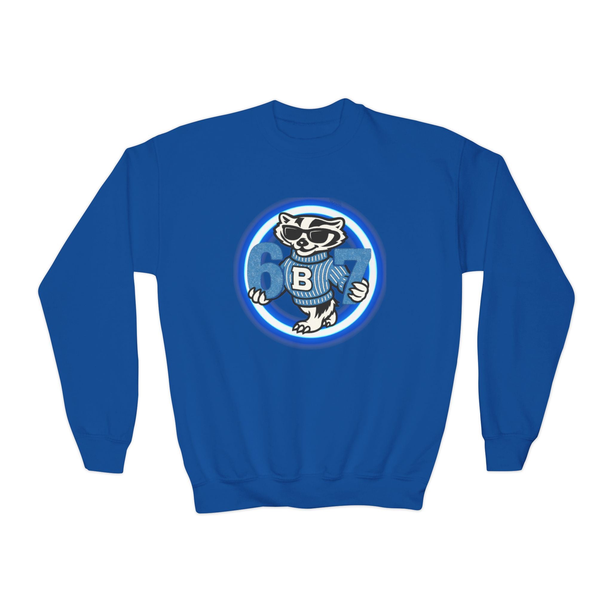 67 Bennington badgers crewneck Youth Crewneck Sweatshirt