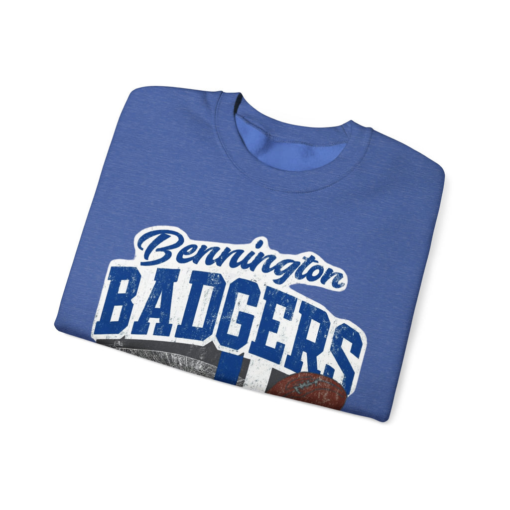 Bennington Badgers Crewneck Sweatshirt, Cozy Sportswear, Unisex Sweatshirt, Perfect for Game Days, School Spirit Apparel, Casual Wear