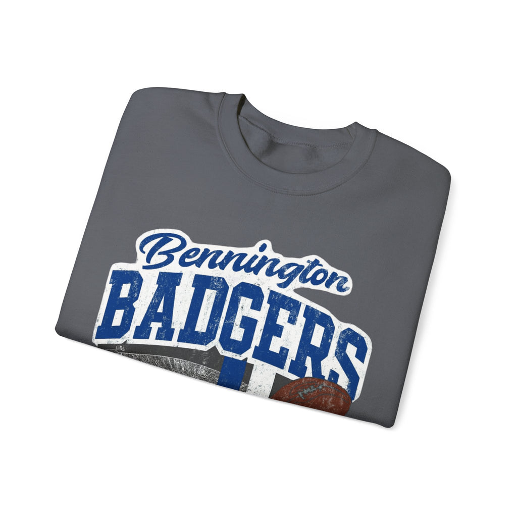 Bennington Badgers Crewneck Sweatshirt, Cozy Sportswear, Unisex Sweatshirt, Perfect for Game Days, School Spirit Apparel, Casual Wear