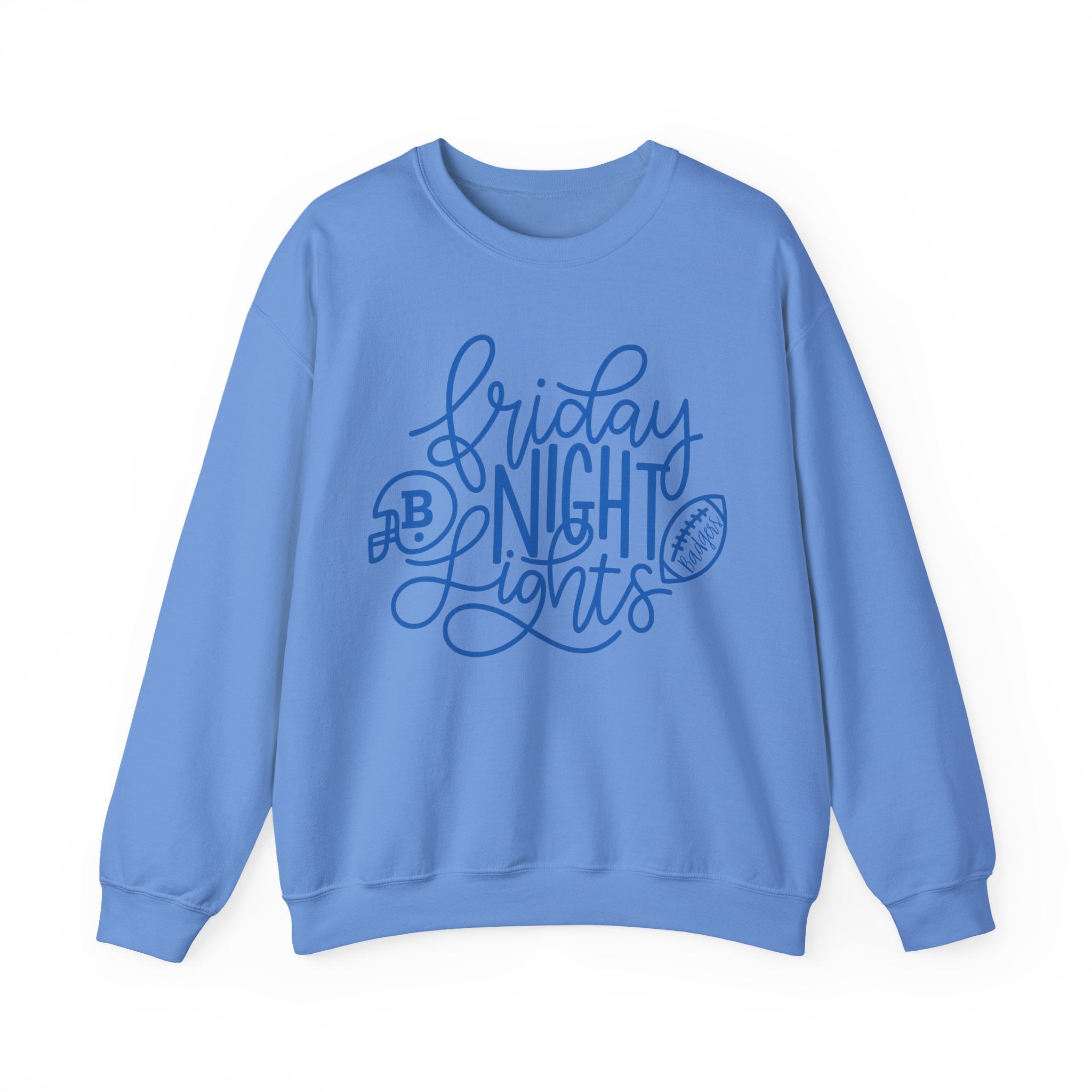 Friday Night Lights Crewneck Sweatshirt, Cozy Athletic Apparel, Unisex Hoodie for Game Days, Sports Fan Gift, Comfortable Casual Wear