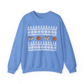 Badger Faces and Basketballs Crewneck Sweatshirt | Sports Animal Graphic