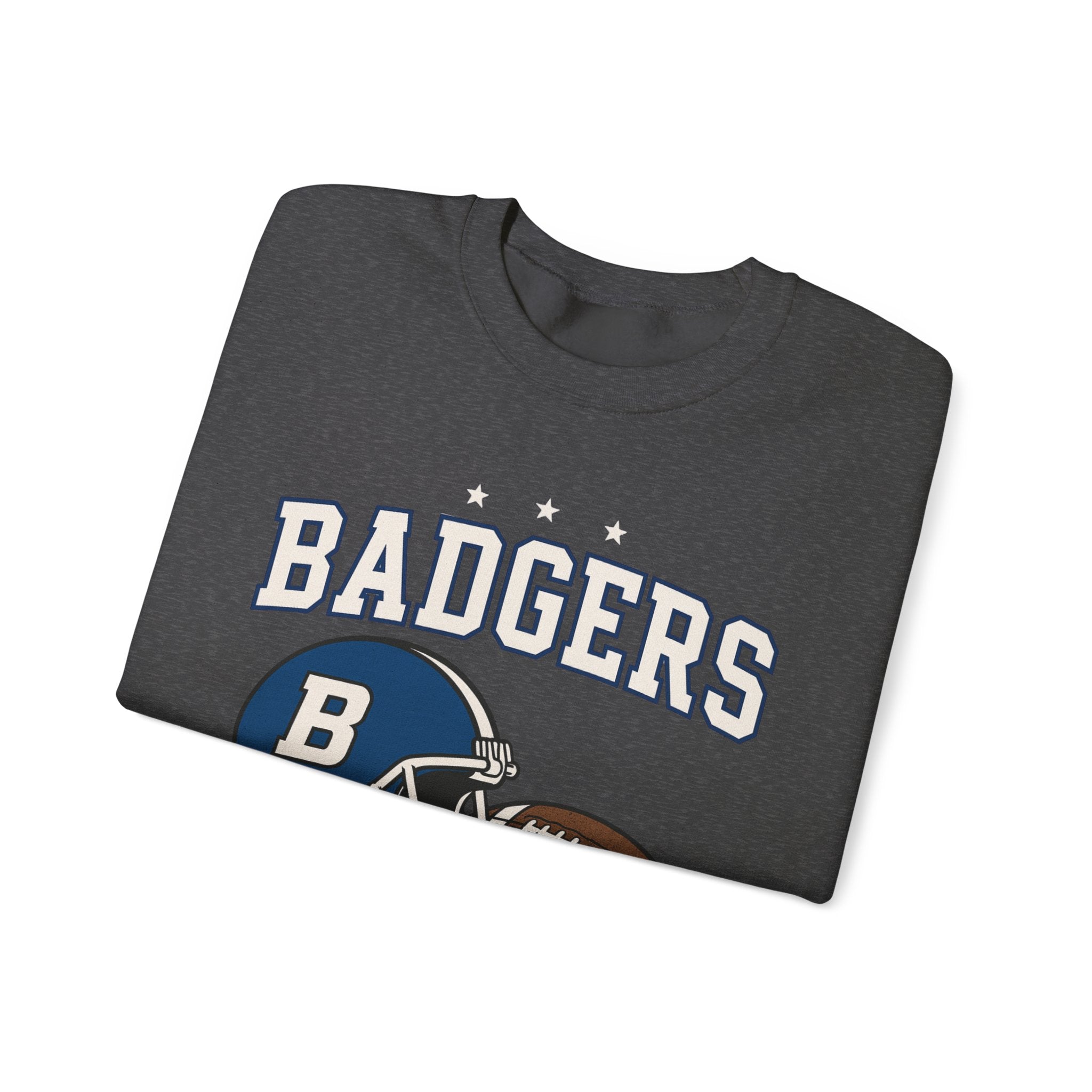 Badgers Football Unisex Sweatshirt, Cozy Crewneck, Sportswear, Gift for Fans, College Apparel, Game Day Outfit