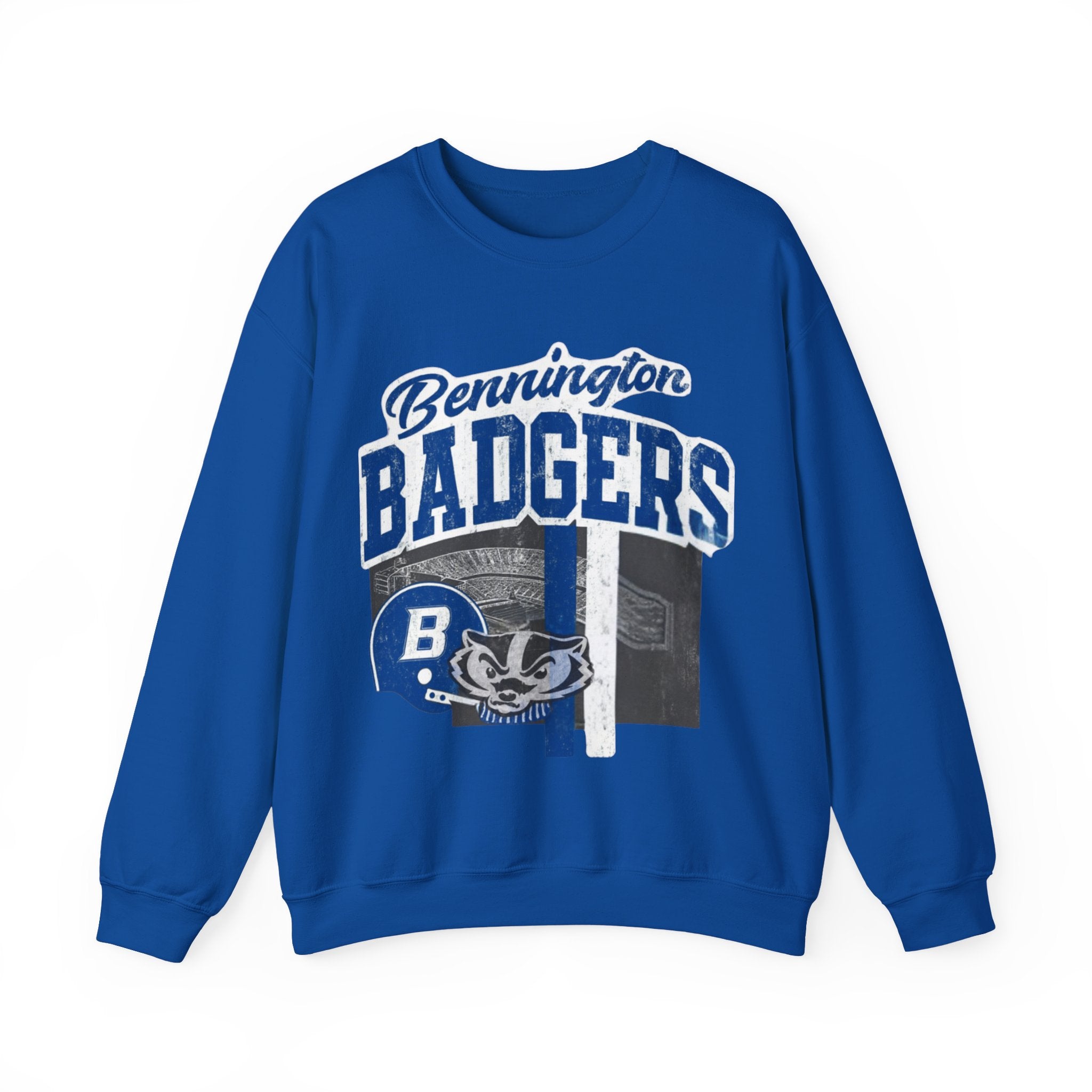 Badgers Unisex Crewneck Sweatshirt | Cozy College Apparel, School Spirit Wear, Fall Fashion, Everyday Comfort, Team Merchandise