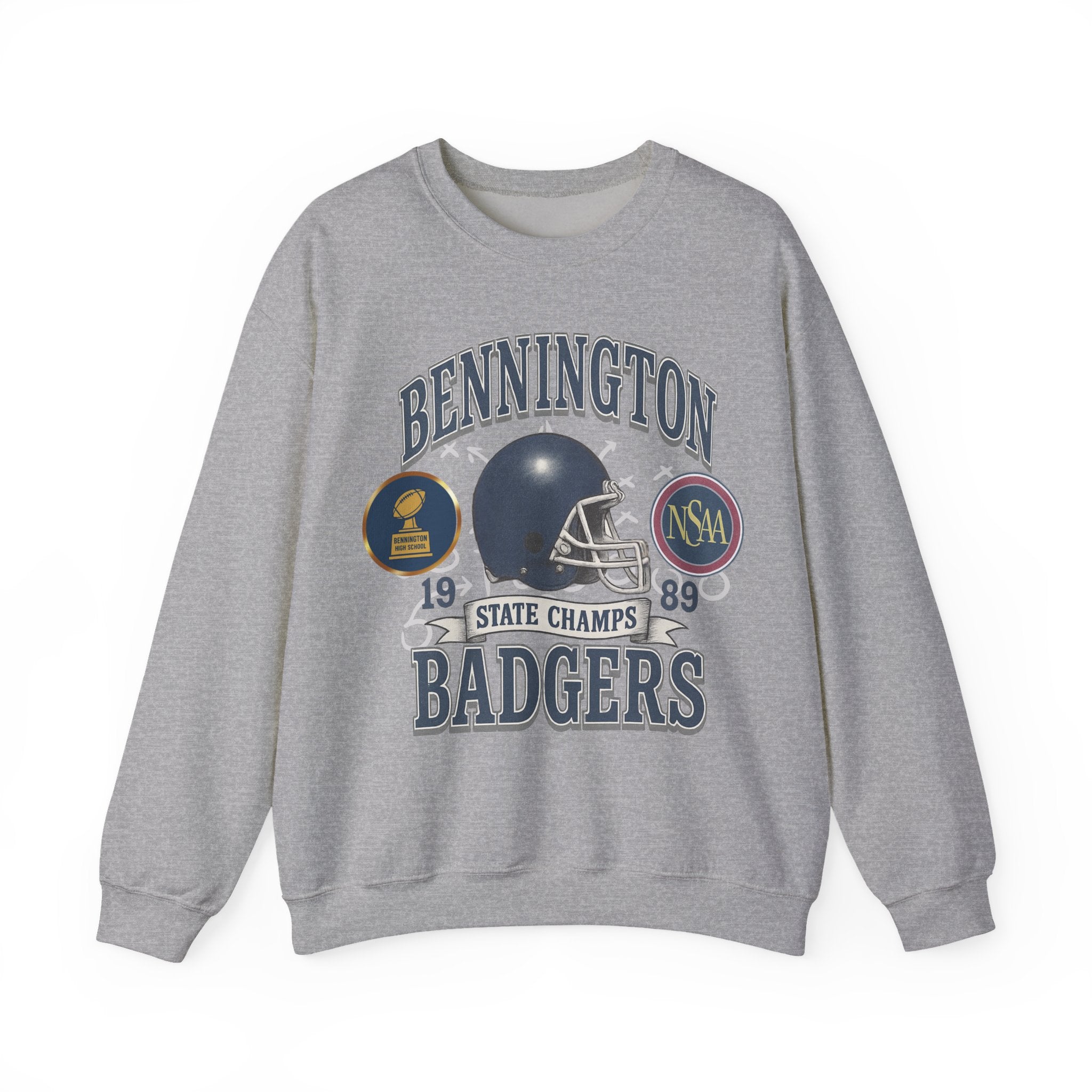 Retro Sports Crewneck Sweatshirt - Cozy Team Spirit Apparel, Unisex Sweatshirt for Game Day, Casual Wear, Gifts for Sports Fans