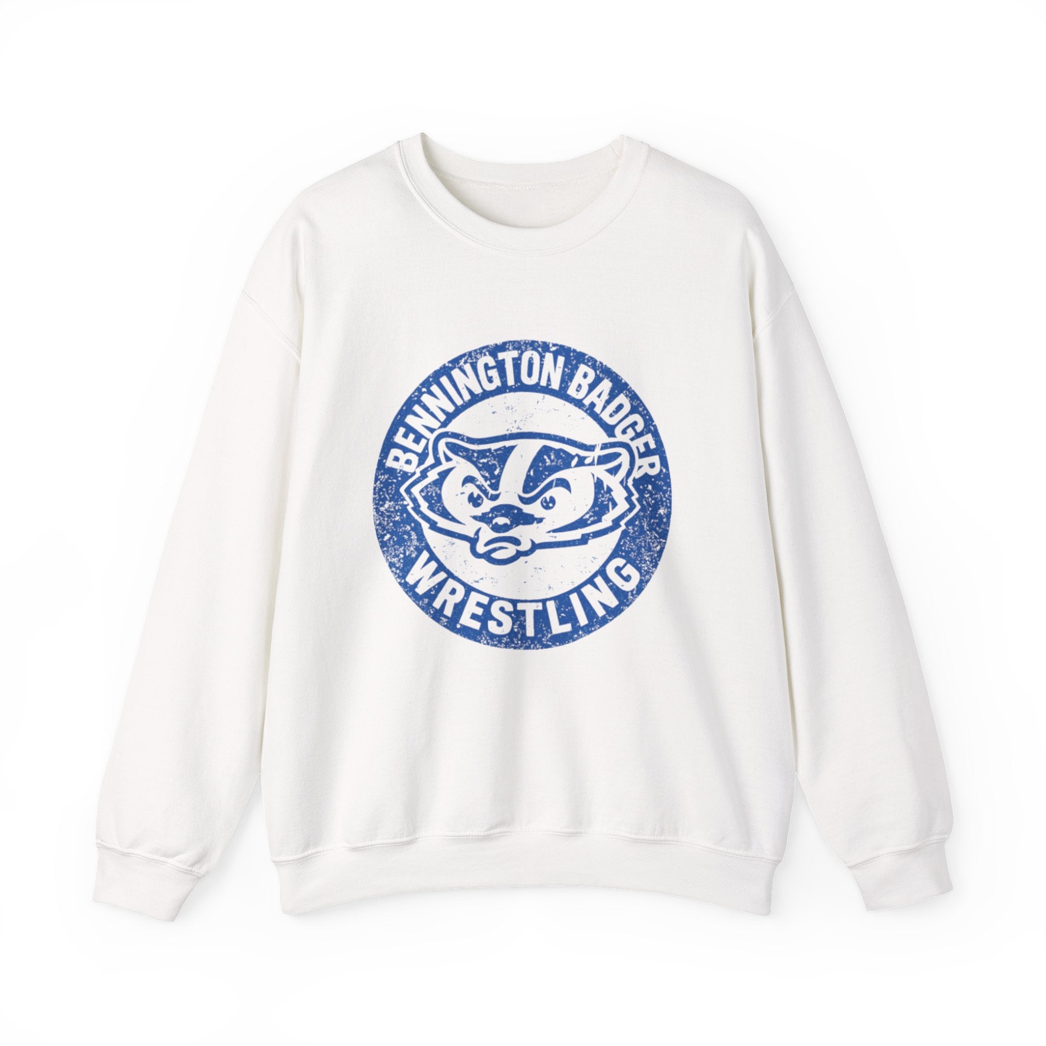 Bennington badger wrestling Unisex Heavy Blend™ Crewneck Sweatshirt