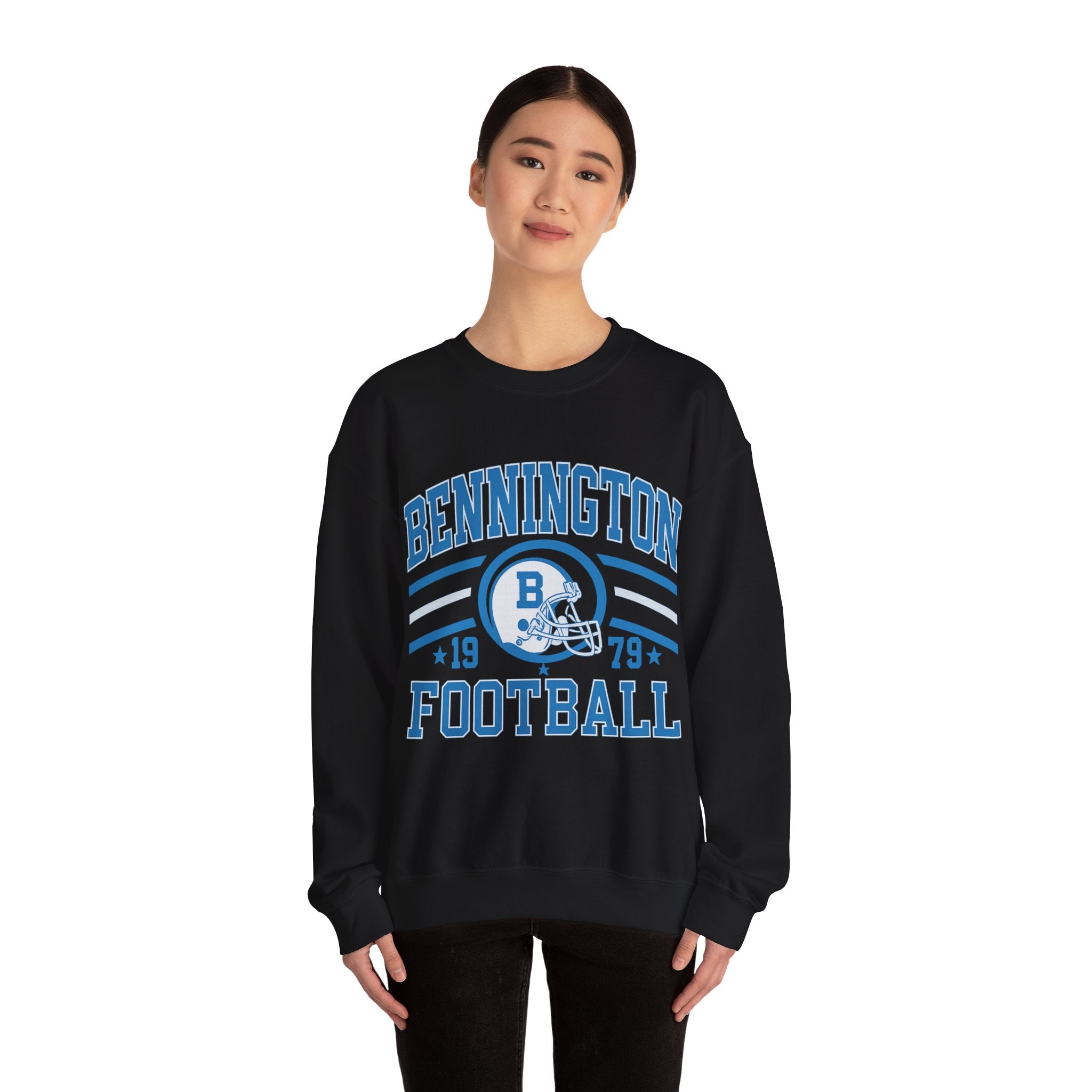 Bennington Football Sweatshirt | Unisex Crewneck for Sports Fans, Cozy Gift for Him/Her, Retro Athletic Apparel, Perfect for Game Days