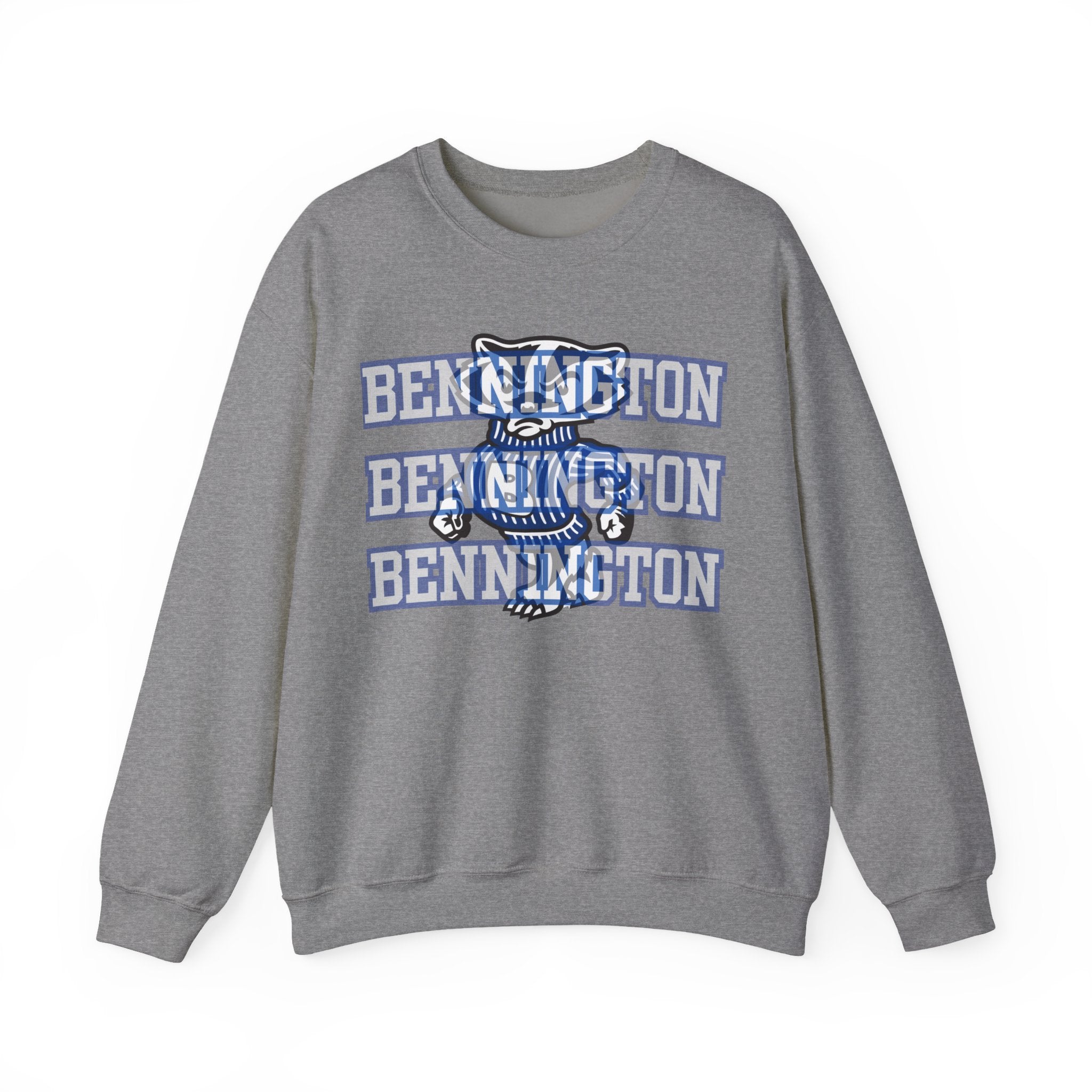 Bennington badger mascot Unisex Sweatshirt, Cozy Sweater for Casual Style, College Apparel, Gift for Students, Fall Fashion, Campus Wear