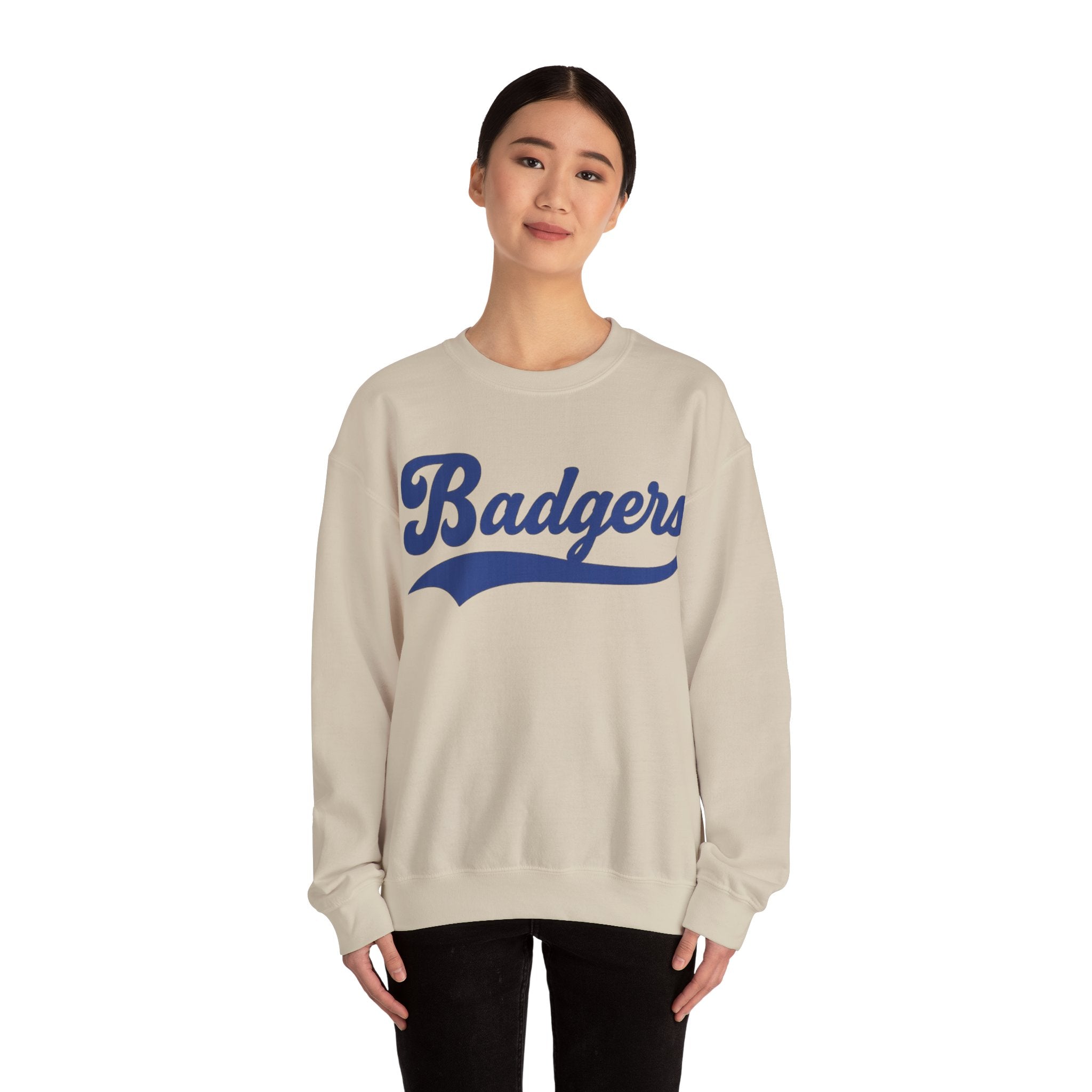 Badgers Unisex Heavy Blend Crewneck Sweatshirt - Cozy Casual Wear, Perfect for Game Days, Gift for Fans, Classic Style for All [...]